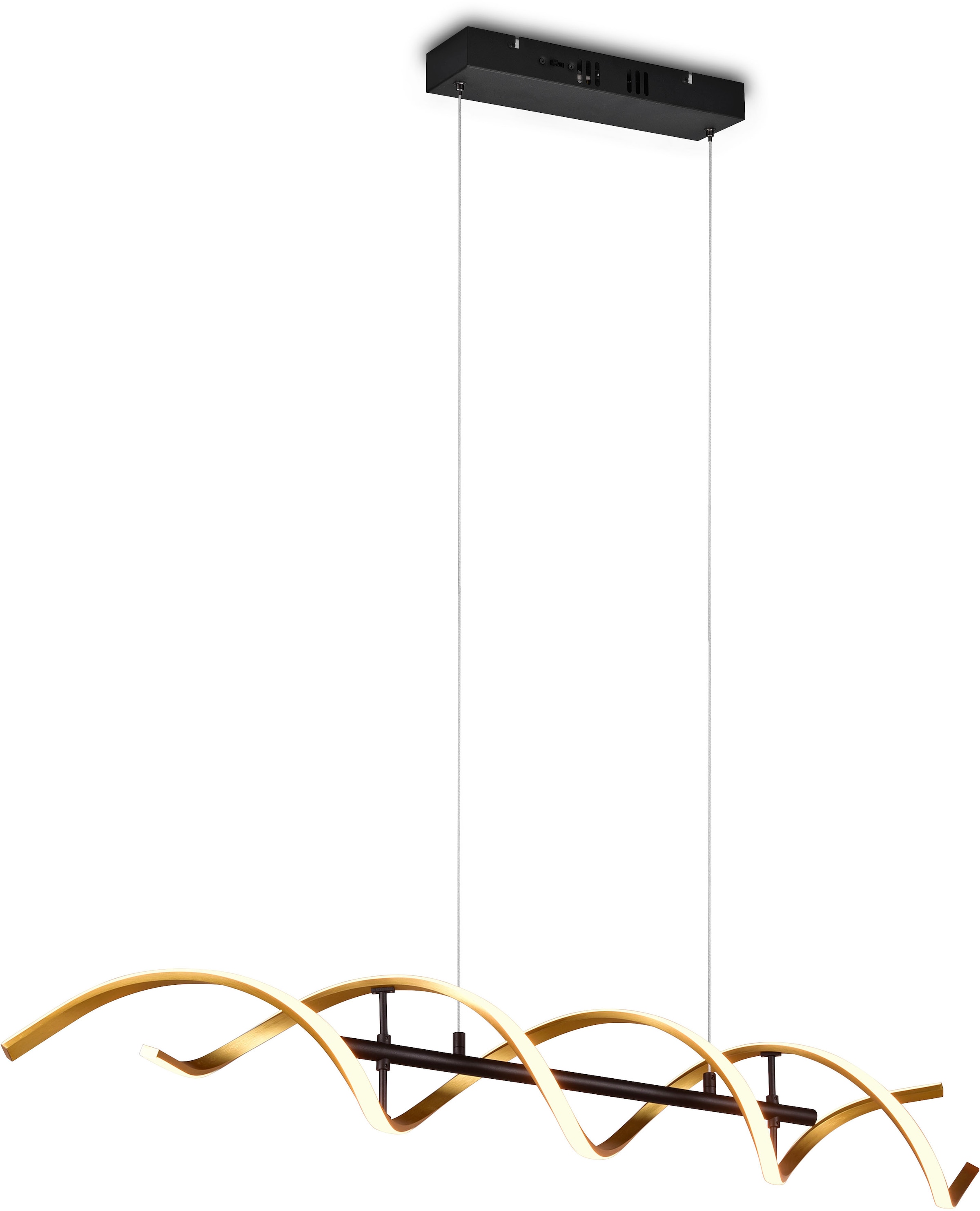 TRIO Leuchten LED Pendelleuchte »Sequence«, 1 flammig, Leuchtmittel LED-Board | LED fest integriert, Hängelampe 45W 5600 Lm höhenverstellbar dimmbar Lichtfarbe einstellbar