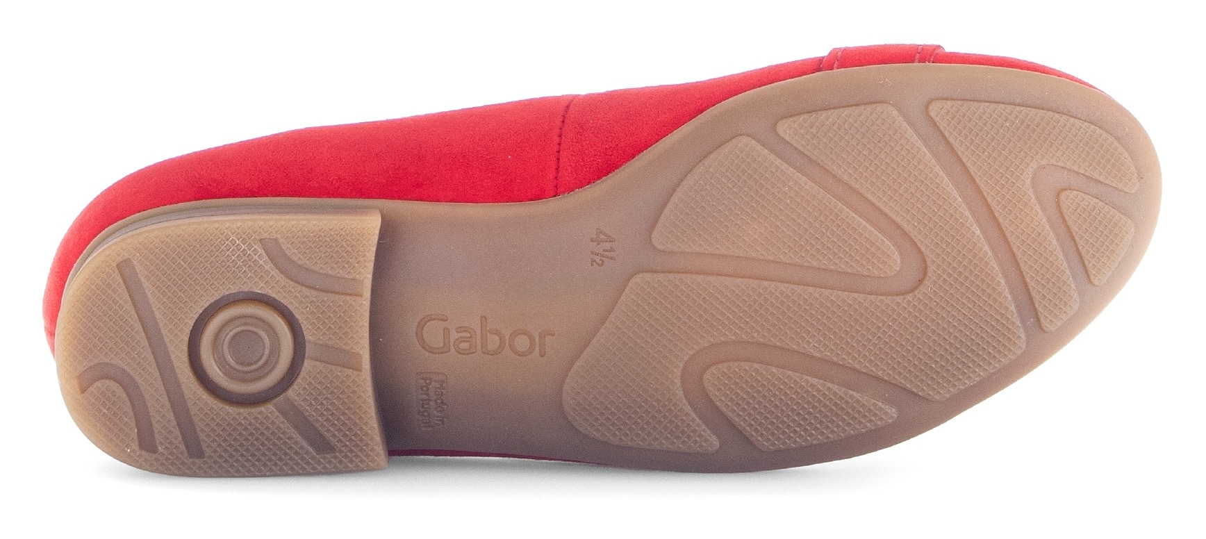 Gabor Ballerina »FLORENZ«, Blockabsatz, Businessschuh, Komfortschuh mit Elastikeinfass, Weite G