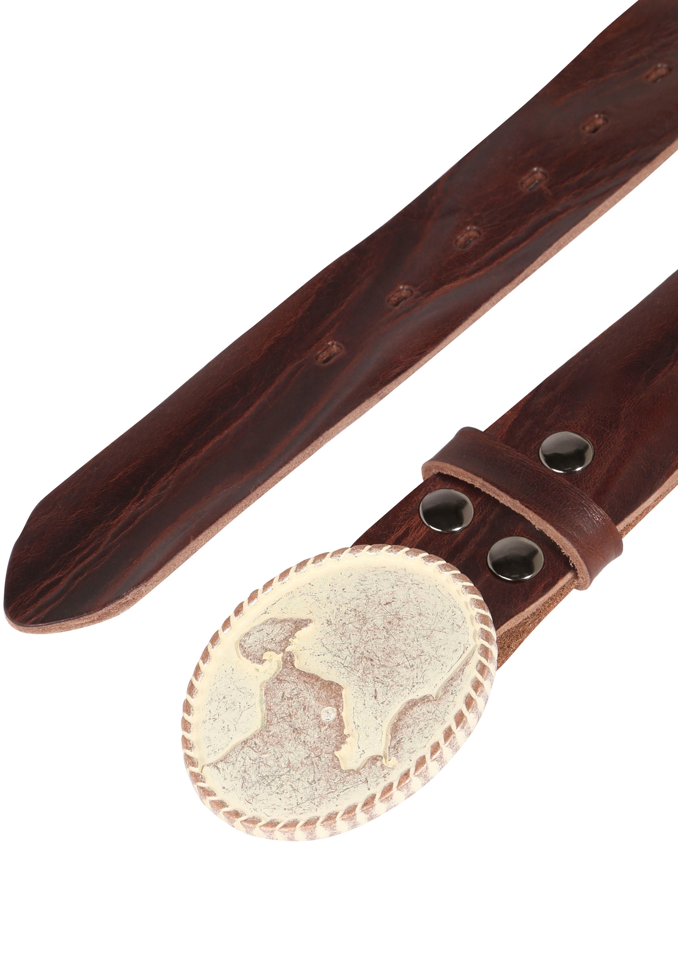 Rettungsring Gürtel Ledergürtel Schließe »Grömitz Rosé Mit Swarovski-Kristall Veredelt«