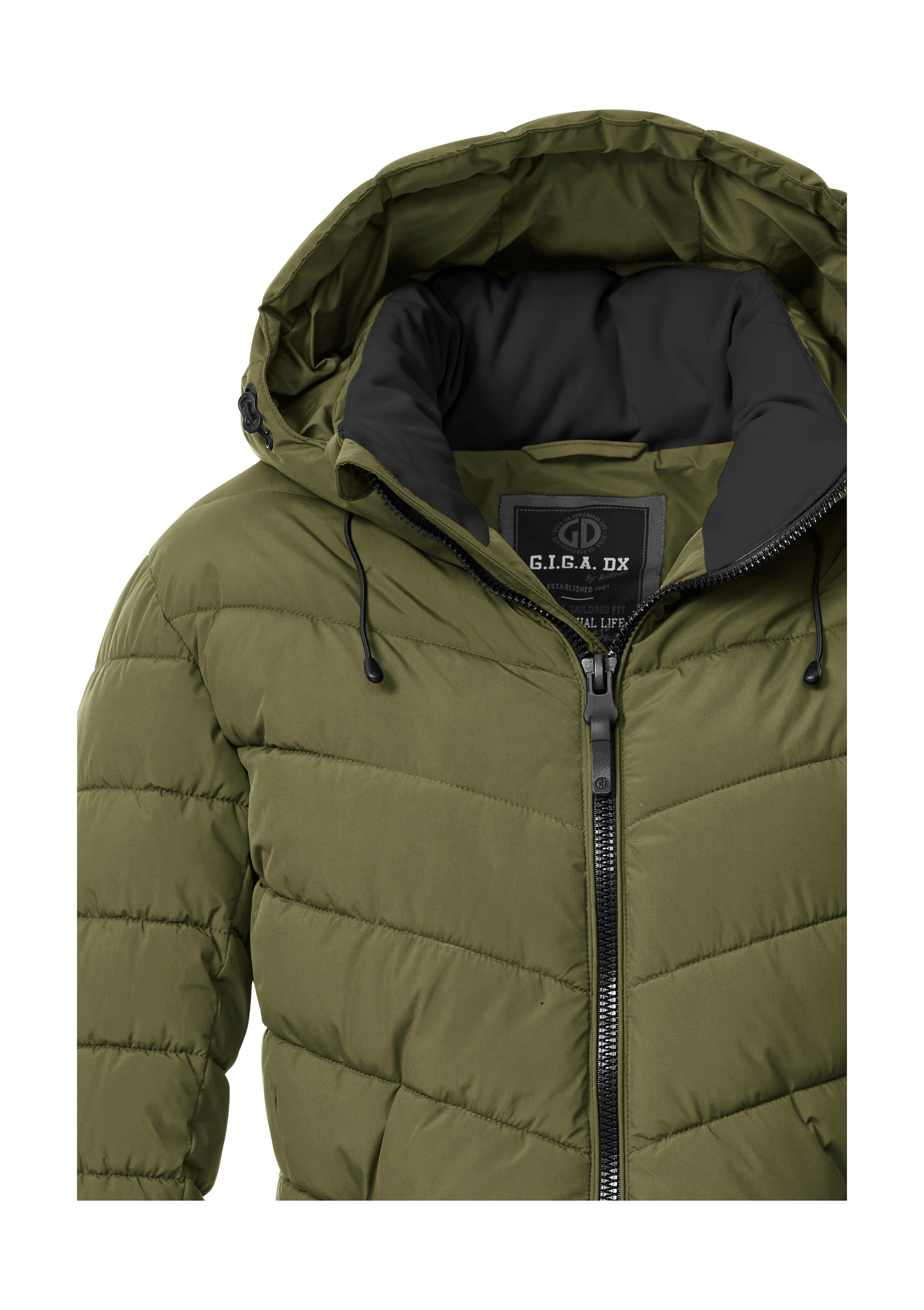 G.I.G.A. DX by killtec Steppmantel »GW 74 WMN QLTD PRK«, Wasserabweisender, winddichter Steppparka mit abnehmbarer Kapuze