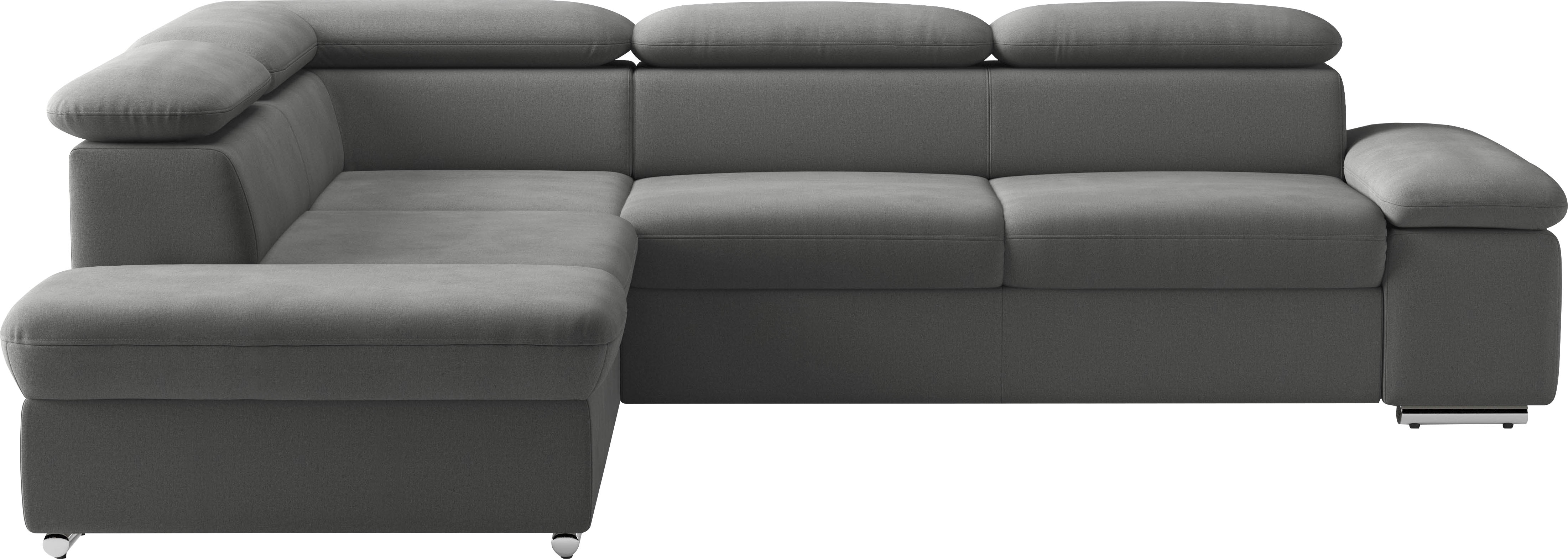 sit&more Ecksofa "Valantine L-Form, B: 272 cm" mit Arm- & Kopfteilverstellung, optional mit Schlaffunktion