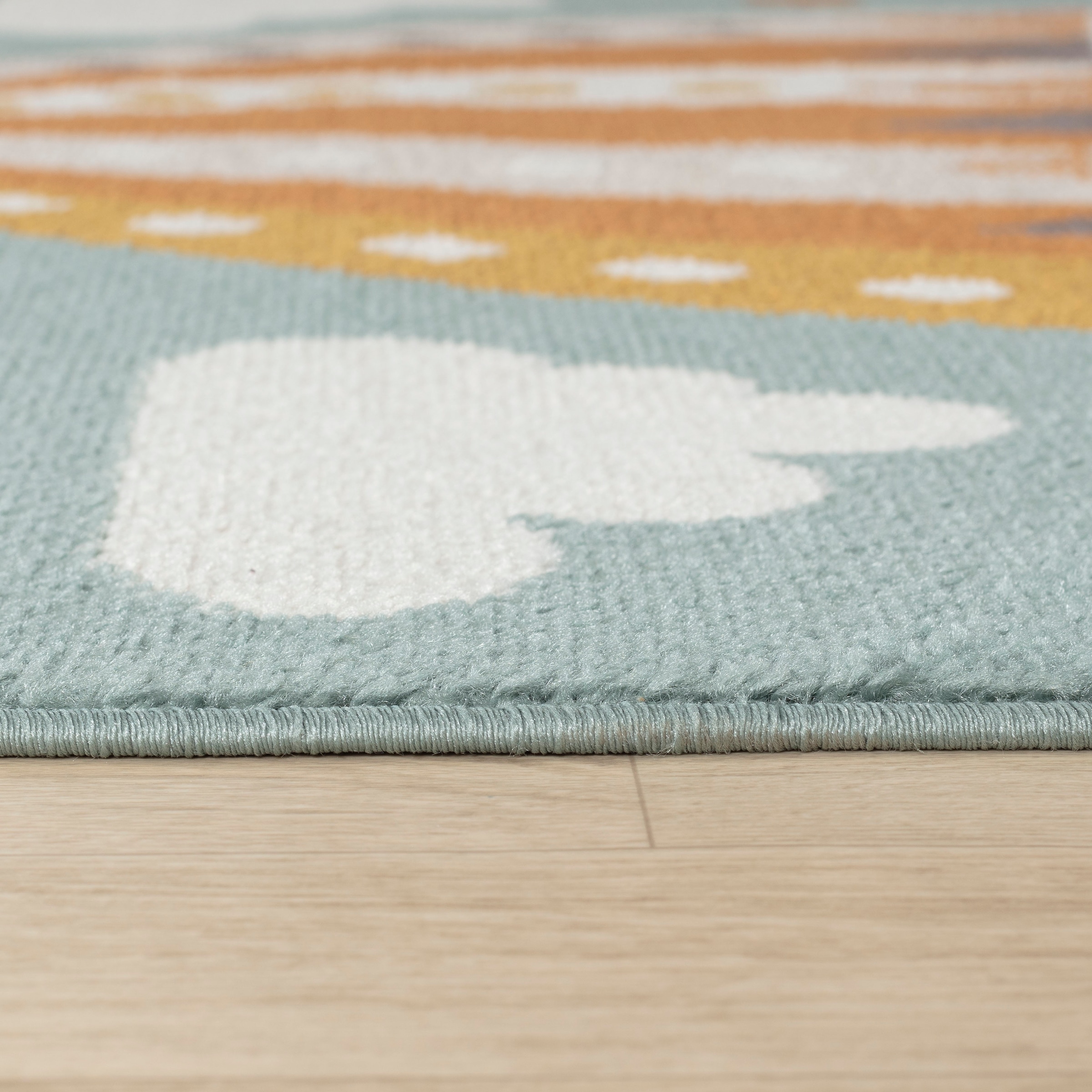 Livabliss Teppich »CENON« rund 12,7 mm Höhe Kinderteppich mit kreativem und farbenfrohem Design