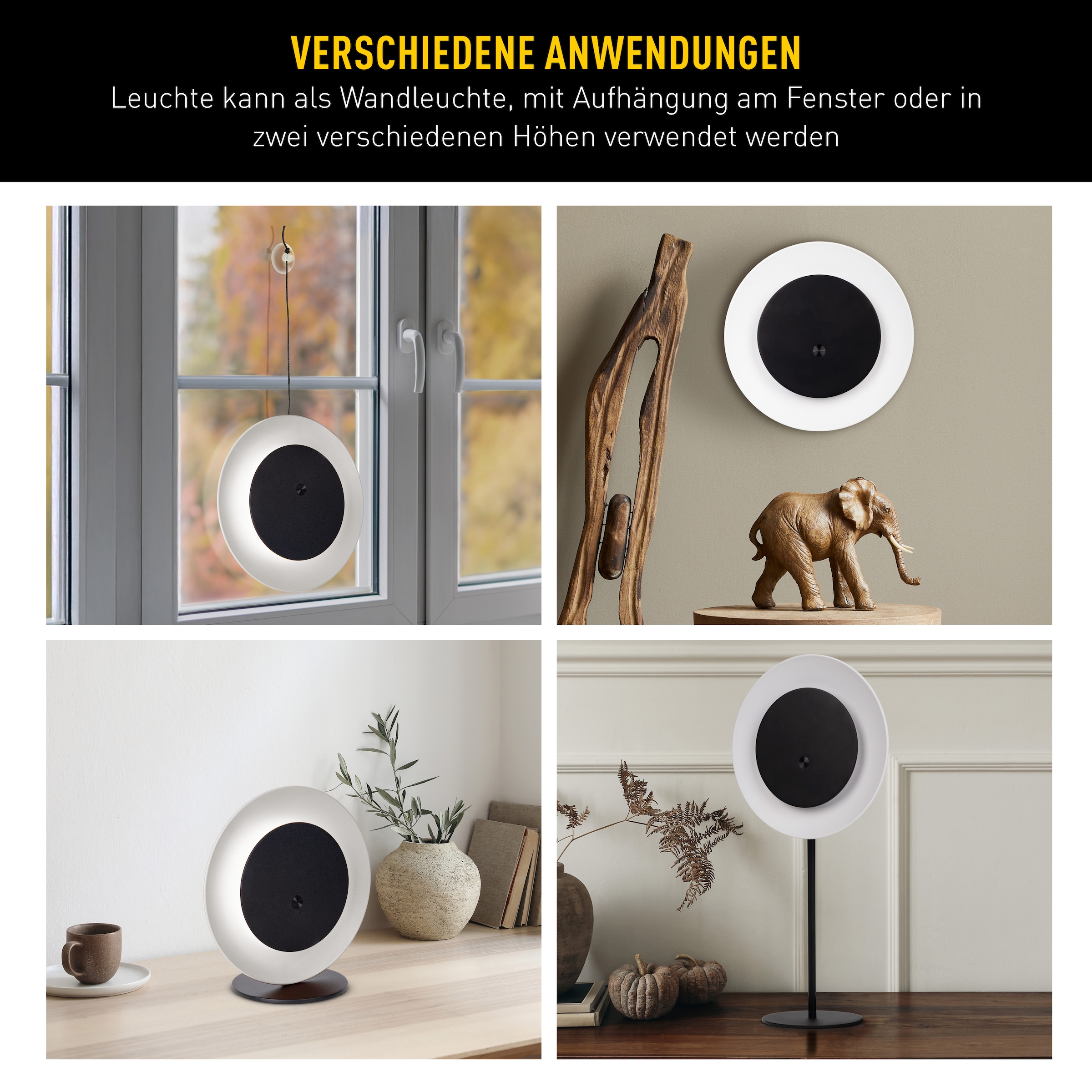 näve LED Solarleuchte »Solan« LED-Modul 1 Stk. Warmweiß 4in1 Akku-Solar-Tisch-Hängeleuchte, Touchschalter, USB, dimmbar