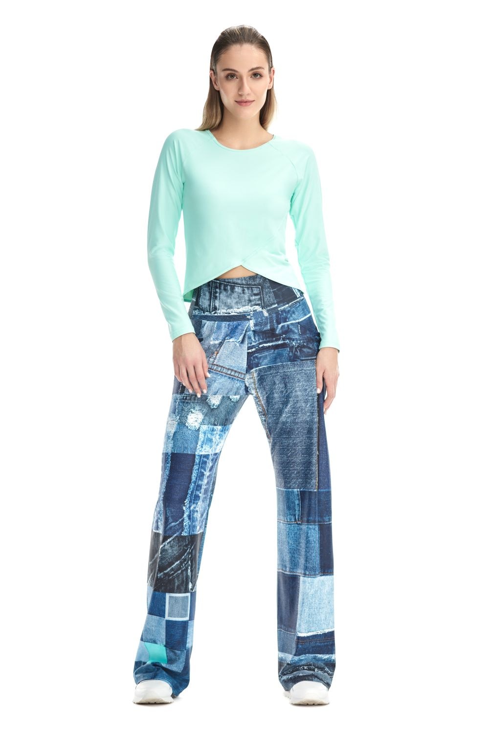 Winshape Sporthose »Functional Comfort Wide Leg Pants CUL105C«  mit Patchwork-Print