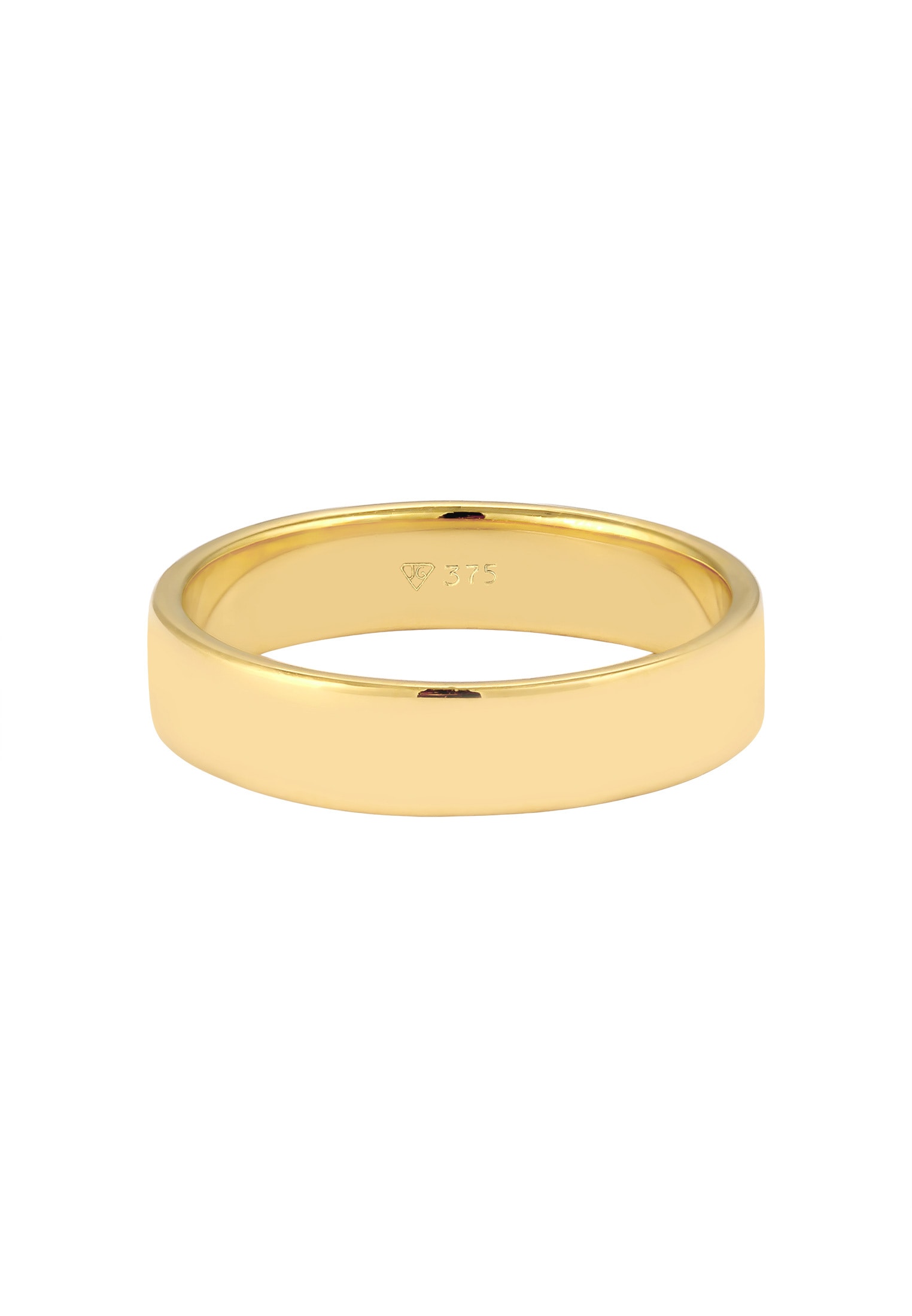 Elli Premium Partnerring »Ring Trauring Bandring 375 Gelbgold«