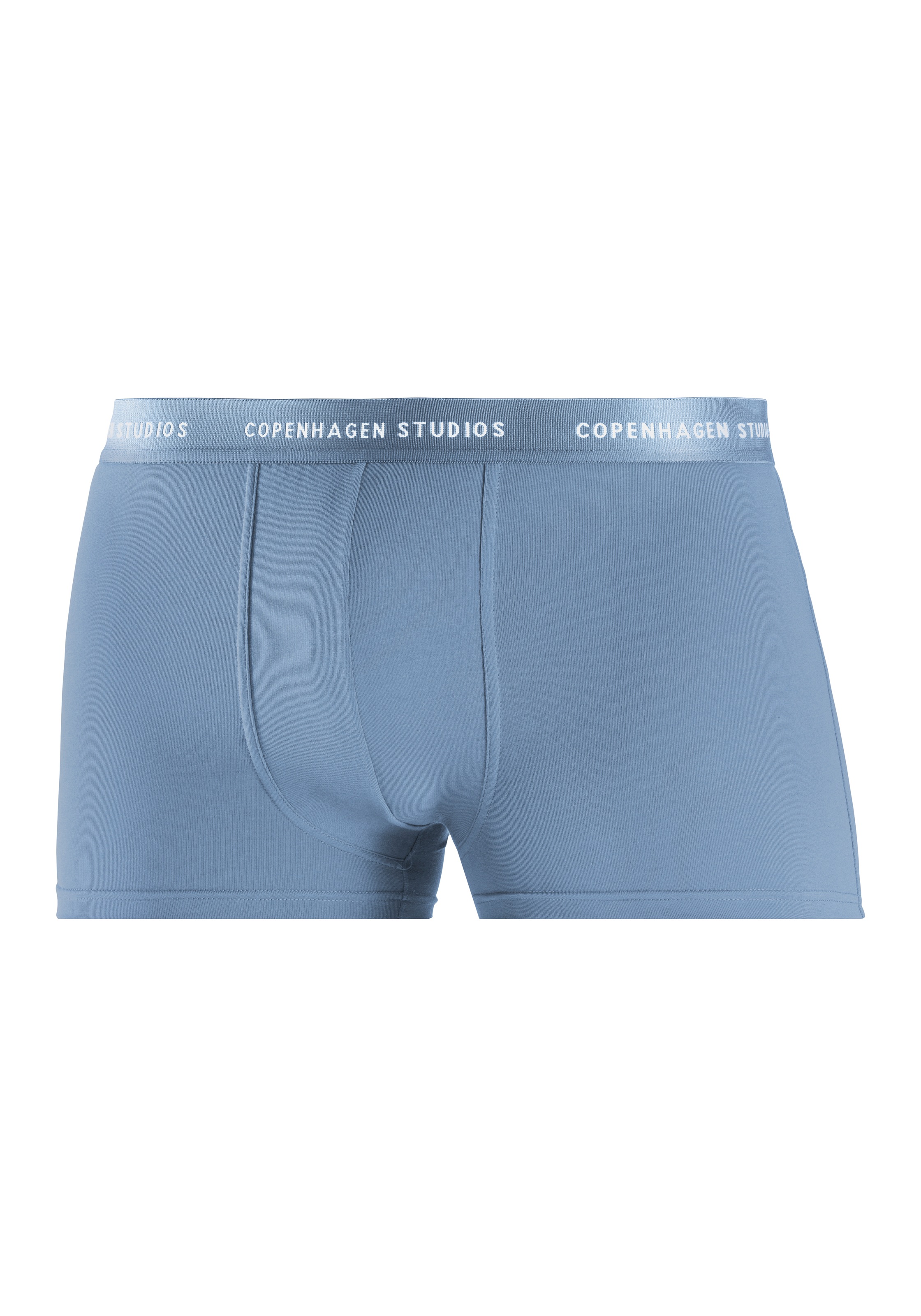 Copenhagen Studios Boxer »Boxershorts für Herren«, (3 St.), mit farbigem Logo-Bund