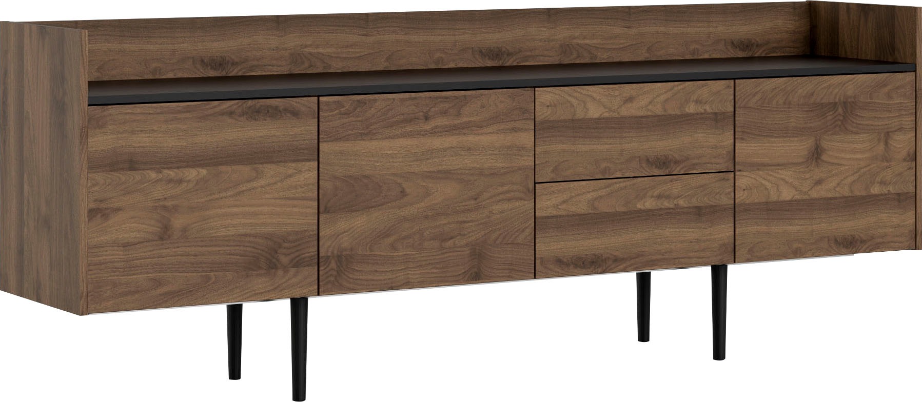 Home affaire Sideboard »Unit Aufbewahrung, Schubladenschrank, Sideboard,«, 3 Türen, 2 Schubladen, Breite 195 cm, Höhe 73 cm