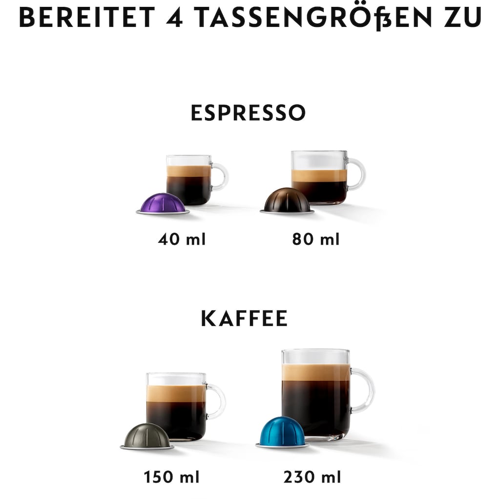 Nespresso Kapselmaschine »Vertuo Pop ENV90.BAE von DeLonghi«