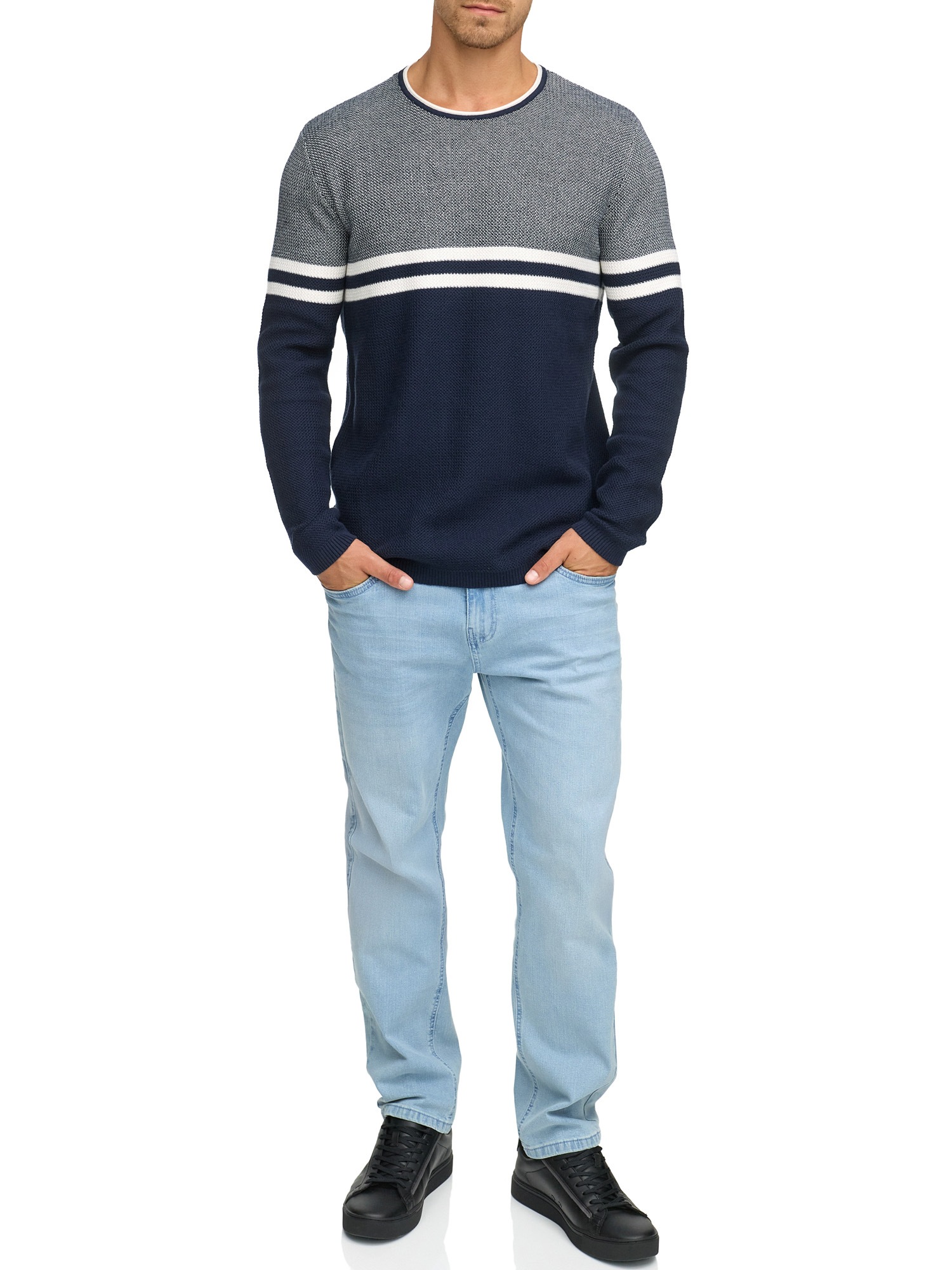 Indicode Rundhalspullover »INJaluf«