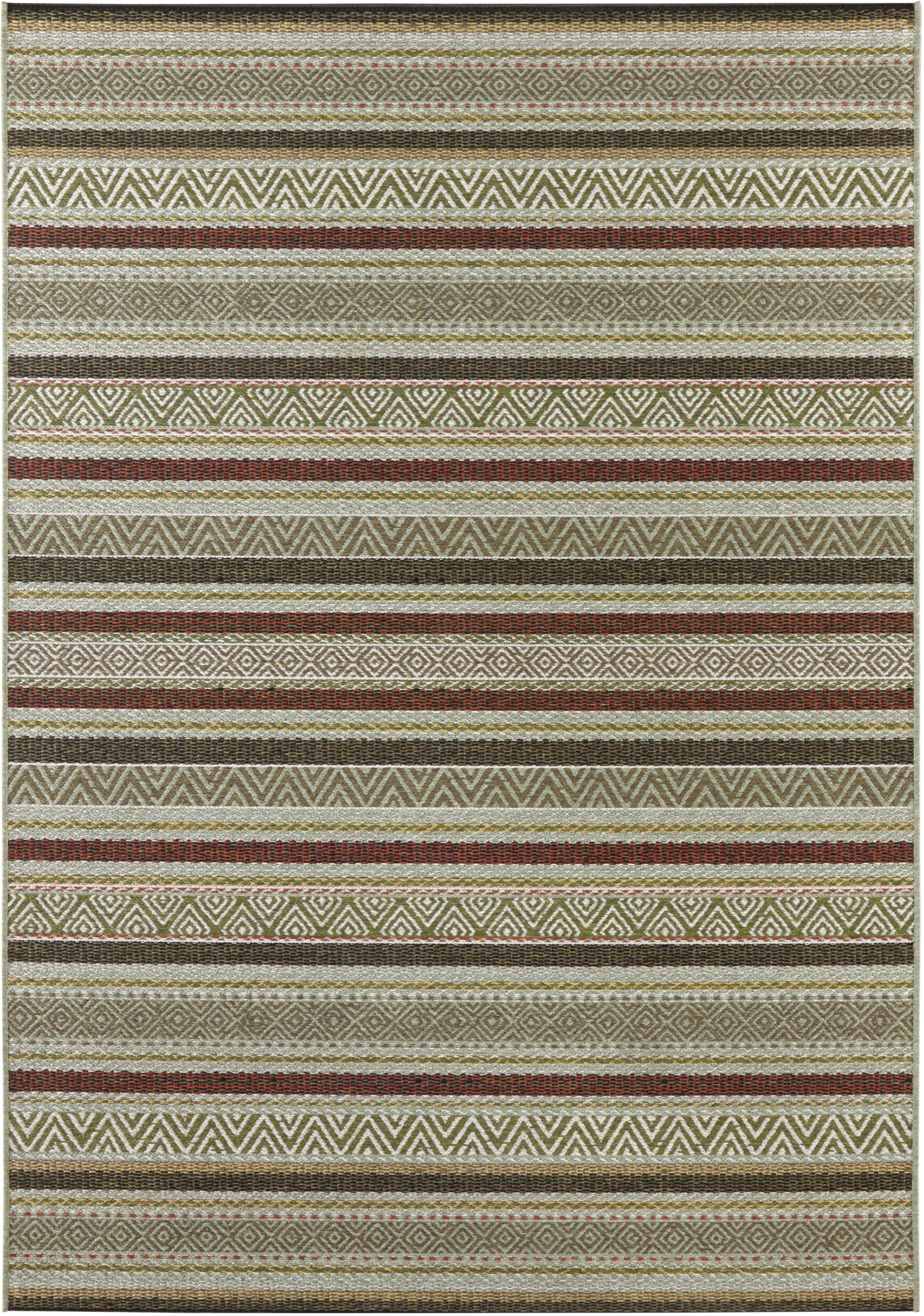 ELLE DECORATION Teppich »Rodez«, rechteckig, 6 mm Höhe, Strapazierfähig und pflegeleicht, Flachgewebe