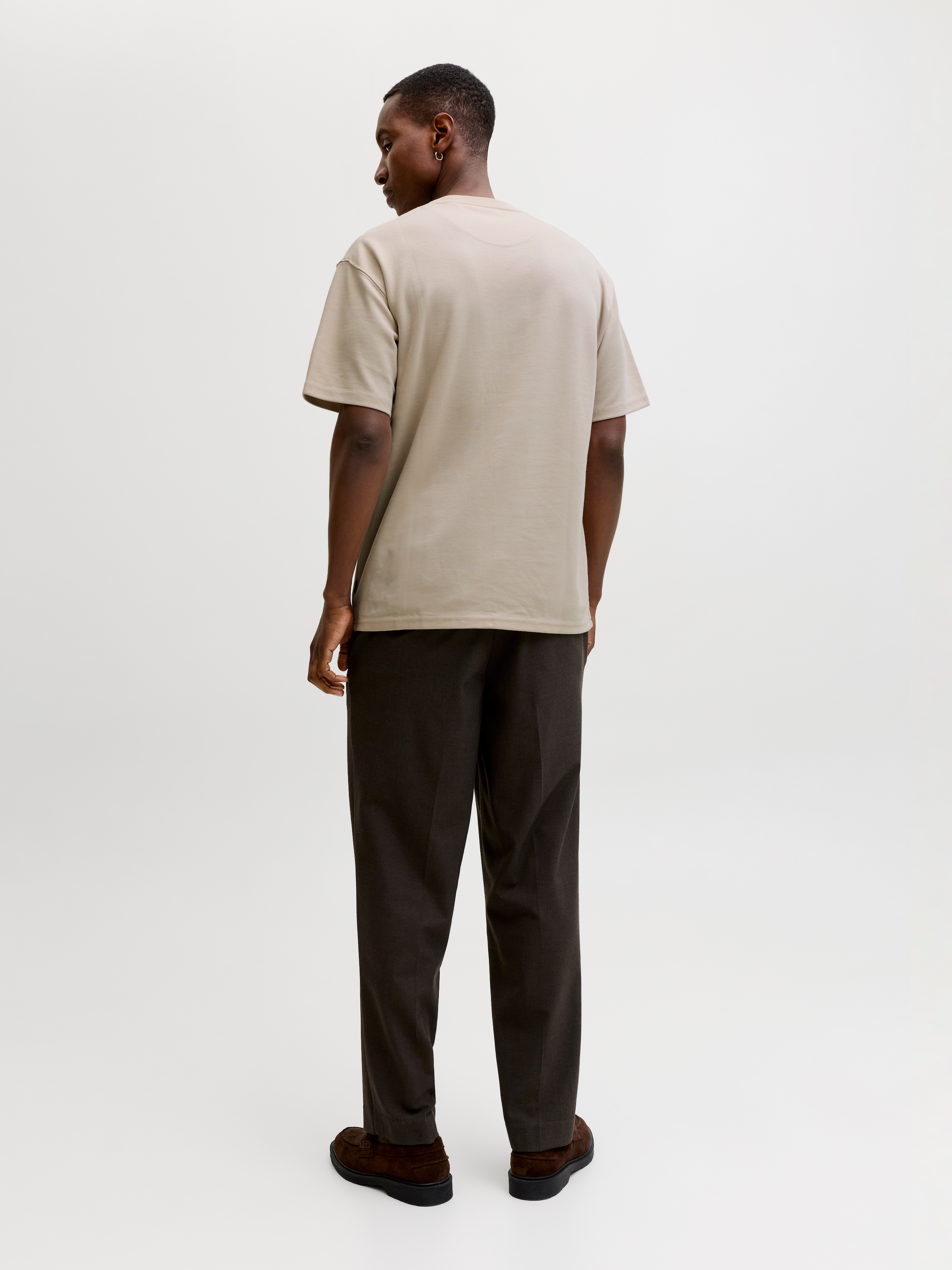 Jack & Jones Kurzarmshirt »JPRBLAETHAN SS LOGO TEE SN« Materialmix, regular fit