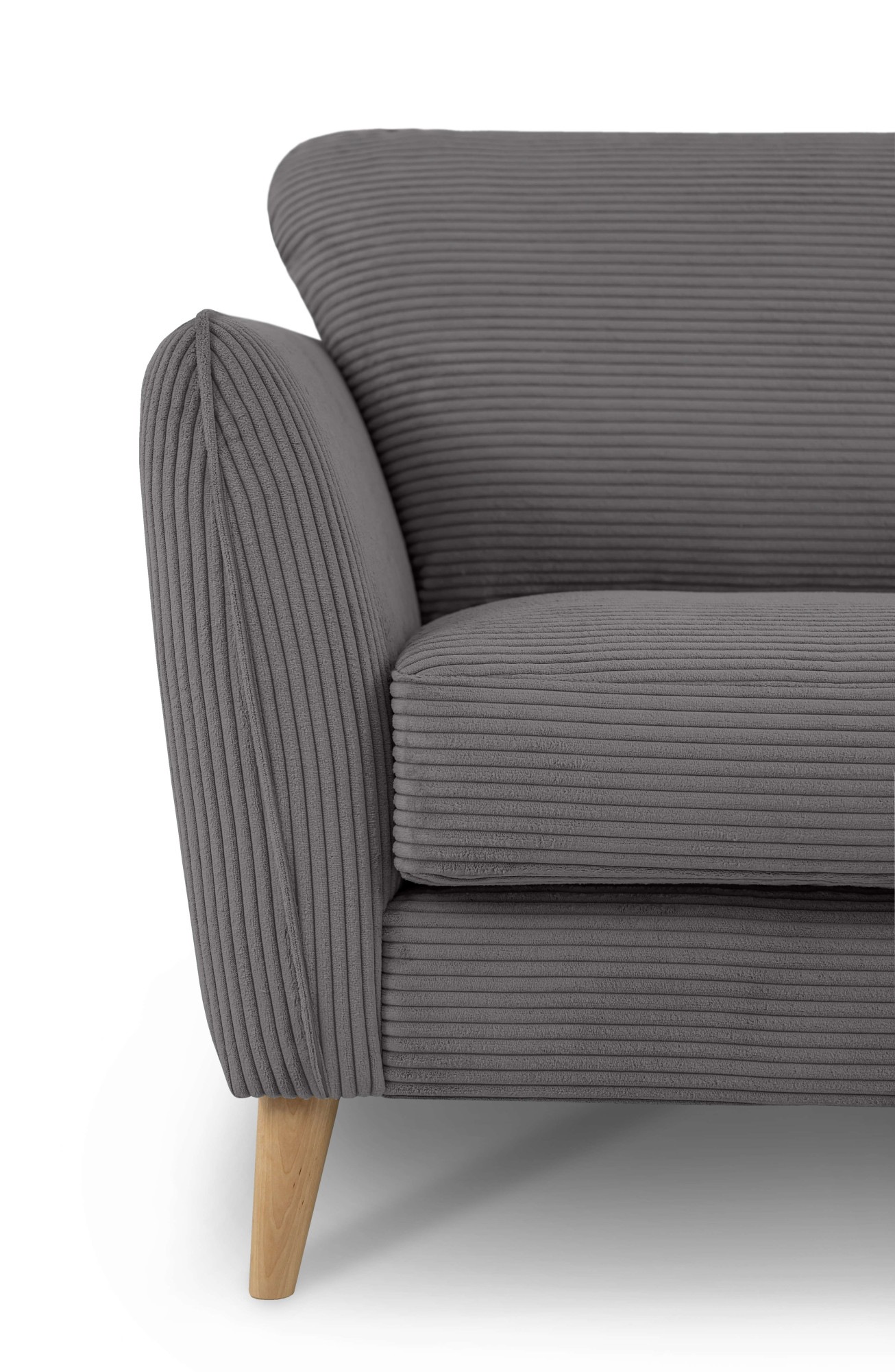 Home affaire Ecksofa »MARSEILLE (242/152cm),L-Form, Rec. rechts/links«, Massivholzbeine aus Eiche, in verschieden Bezügen und Farbvarianten