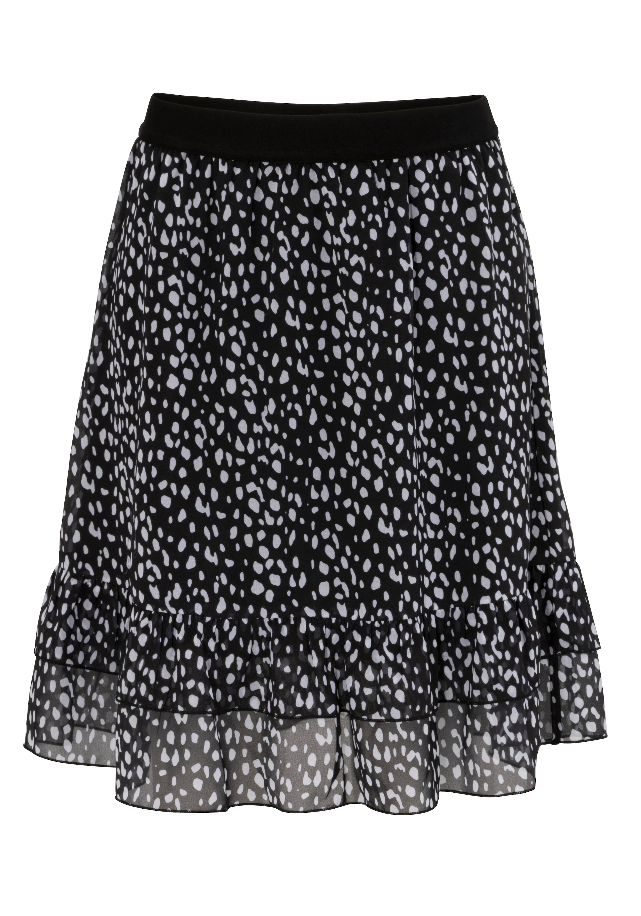 Aniston CASUAL Minirock, mit trendigem Alloverdruck