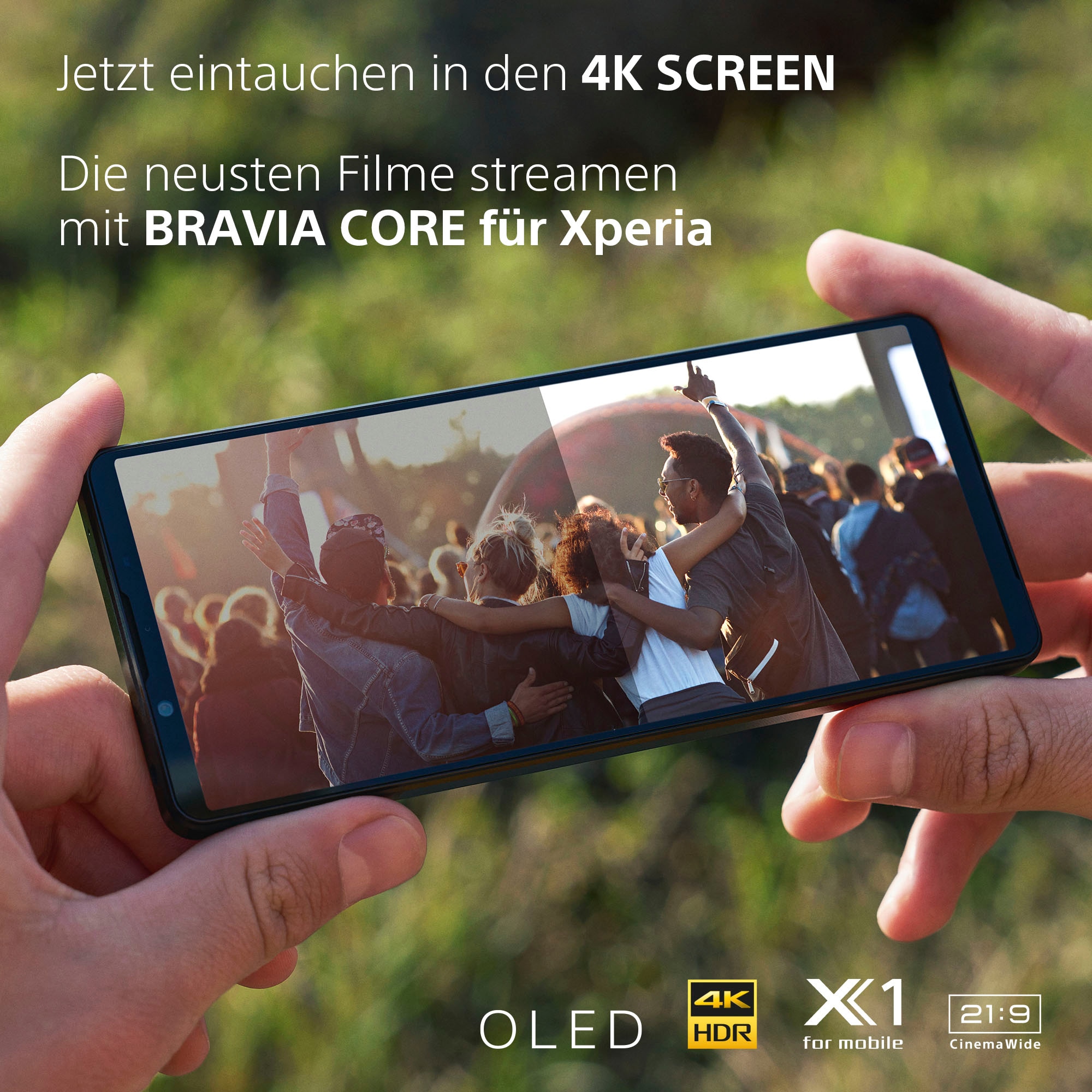 Sony Smartphone »XPERIA Speicherplatz, XXL Kamera 3 256 | Khaki-Grün, Jahre 16,5 Zoll, 52 MP ➥ cm/6,5 Garantie 1V«, GB UNIVERSAL