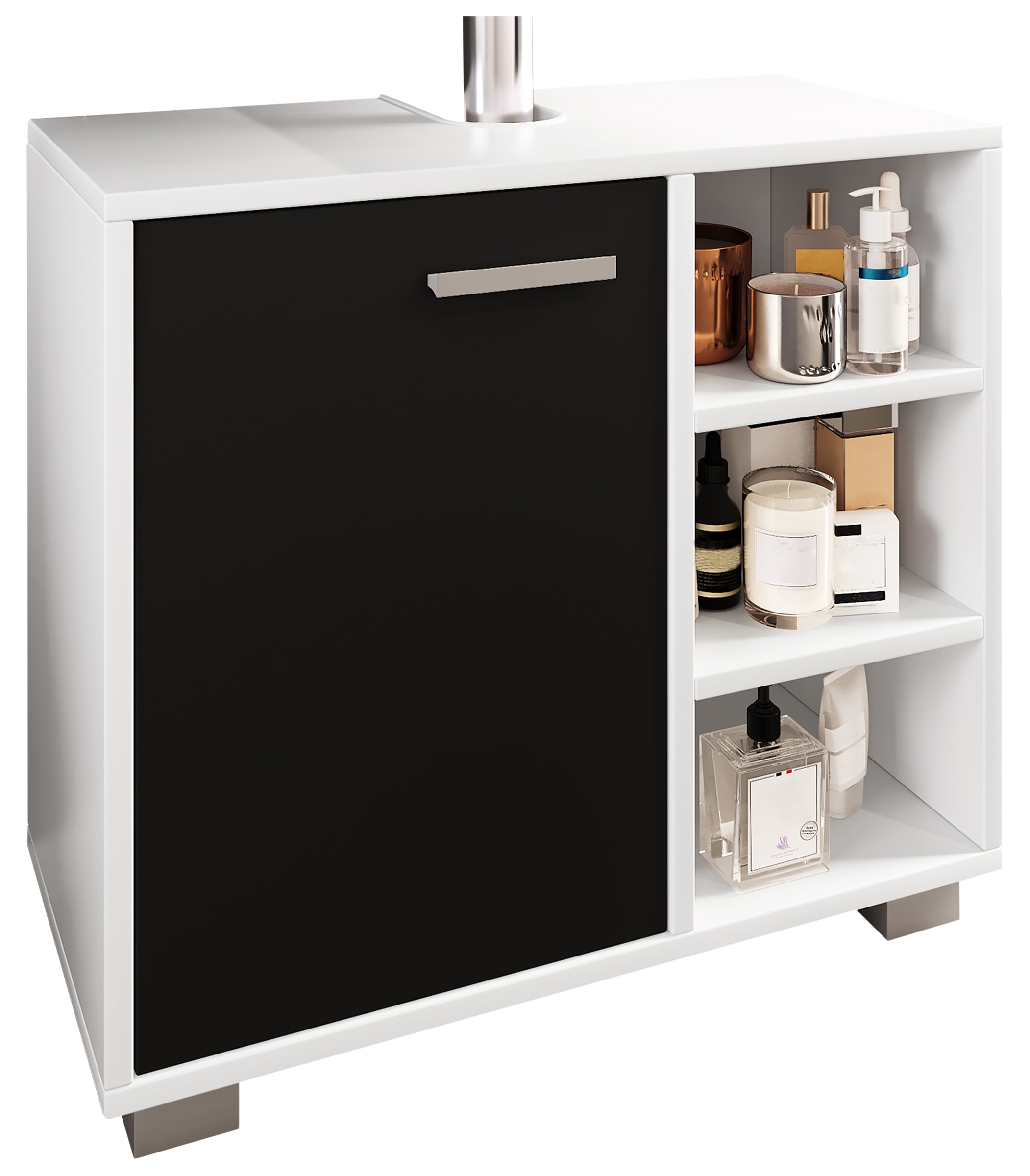 VCM Waschbeckenschrank »Holz Badmöbel Badunterschrank Waschbecken Zalo L« 1 Stk. tlg.