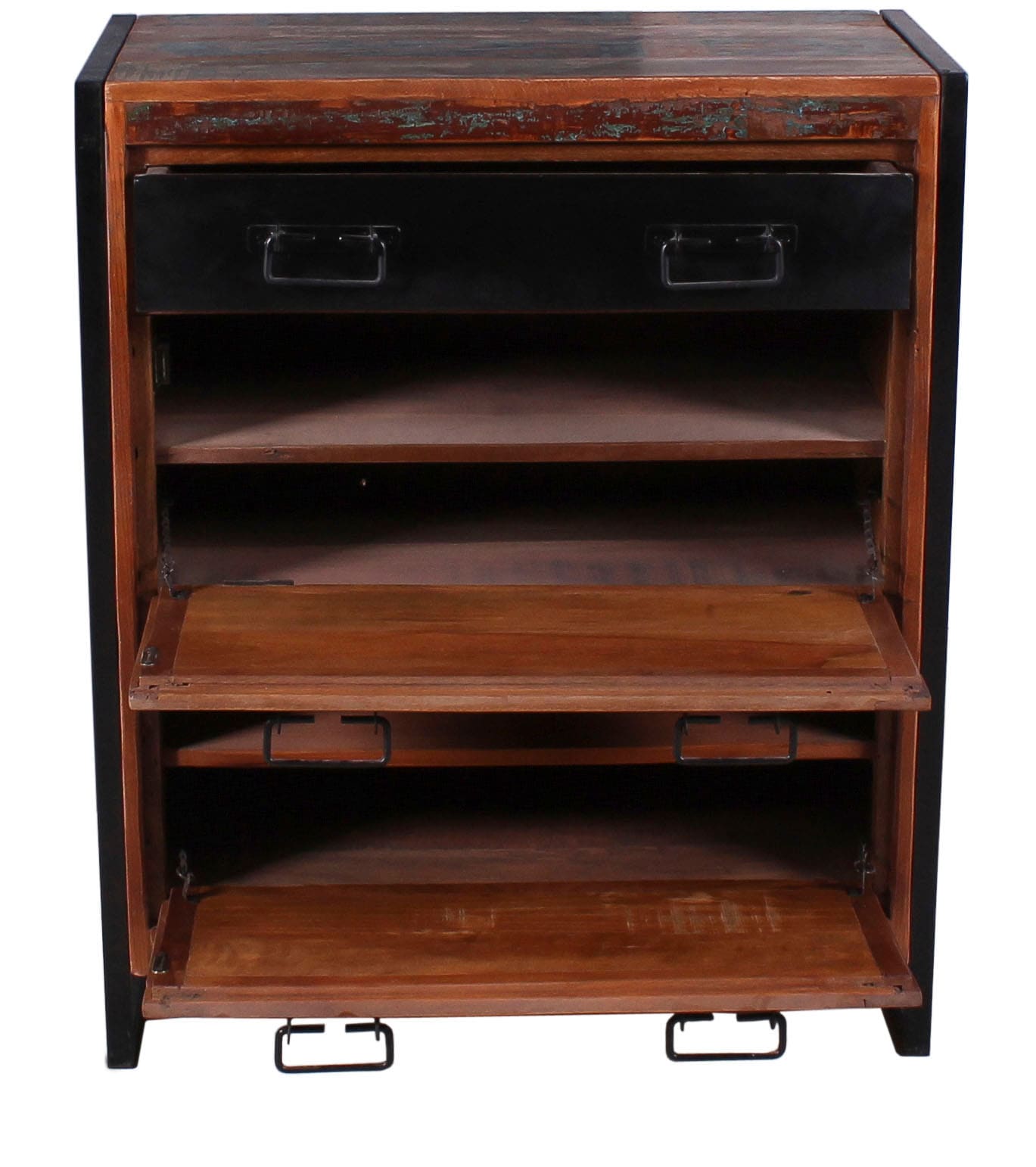 SIT Garderoben-Set »Bali aus Altholz mit Schuhschränken & Kleiderschrank« 6 Stk. tlg.