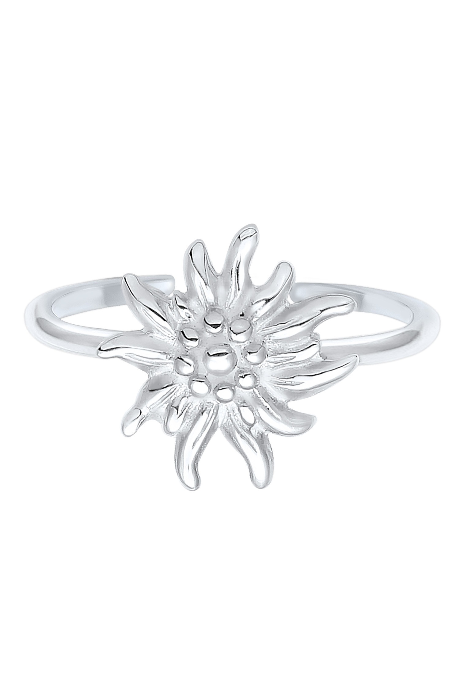 Elli Fingerring »Ring Edelweiss Trachten Verstellbar 925 Silber«