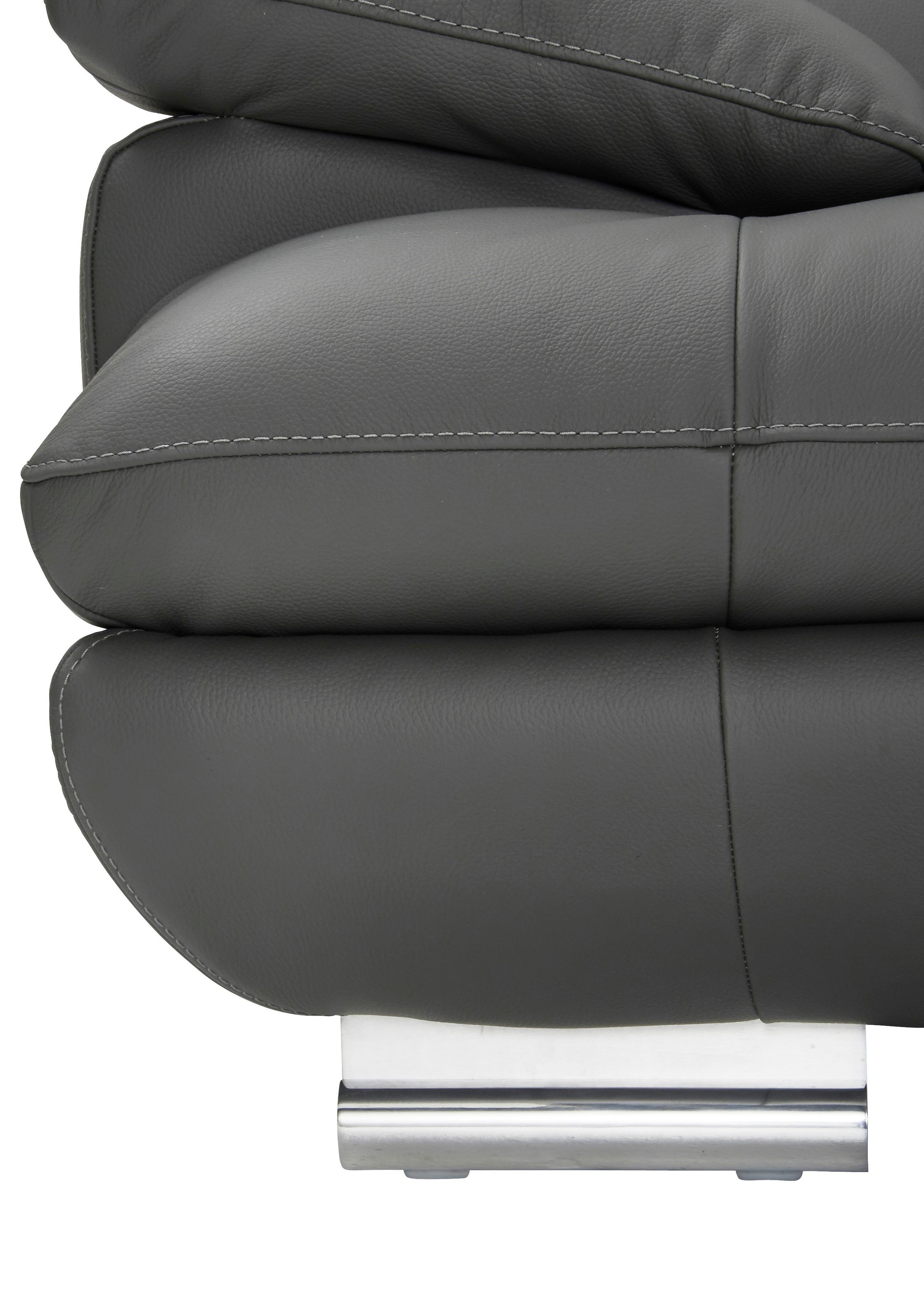 CALIA ITALIA Ecksofa »Magic, ein italienisches Sofa zum Träumen, erstklassiger Sitzkomfort«, mit verstellbaren Kopfteilen, in 2 Lederqualitäten
