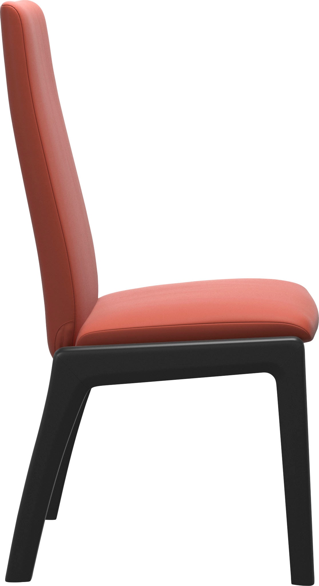 Stressless® Polsterstuhl »Laurel«, Leder BATICK, High Back, Größe M, mit abgerundeten Beinen in Schwarz