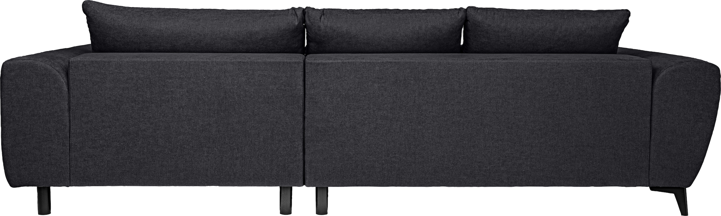WERK2 Ecksofa »Garay, XXL-Liegefläche: elektrisch ausziehbar auf ca. 228×126 cm« Luxus in Übergröße: XXL-Liegefläche, Komfort-Ottomane & stilvolle Füße