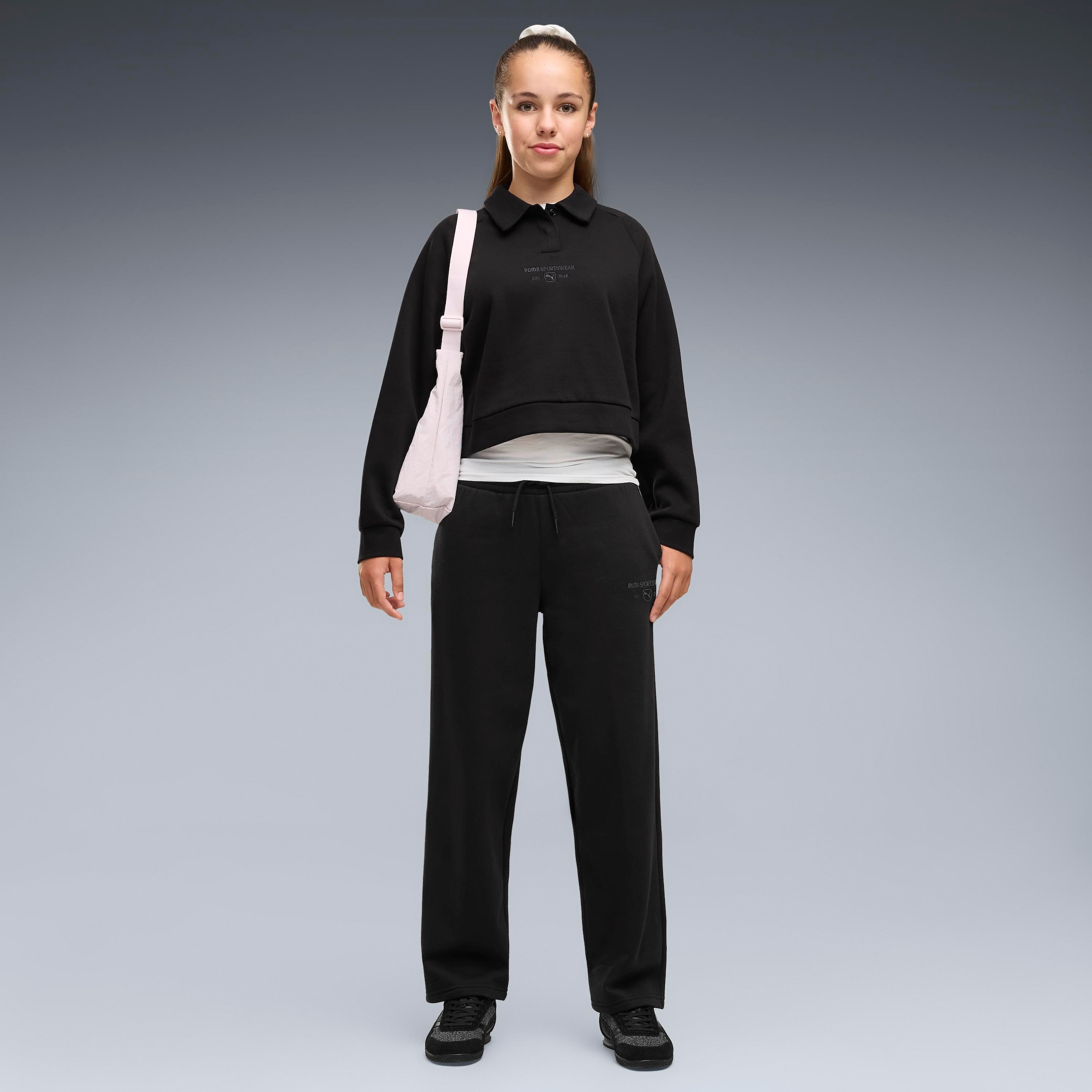 PUMA Trainingshose »CLASS STRAIGHT LEG PANTS FL G«  Regular Fit, für Sport und Freizeit, sportlicher Stil
