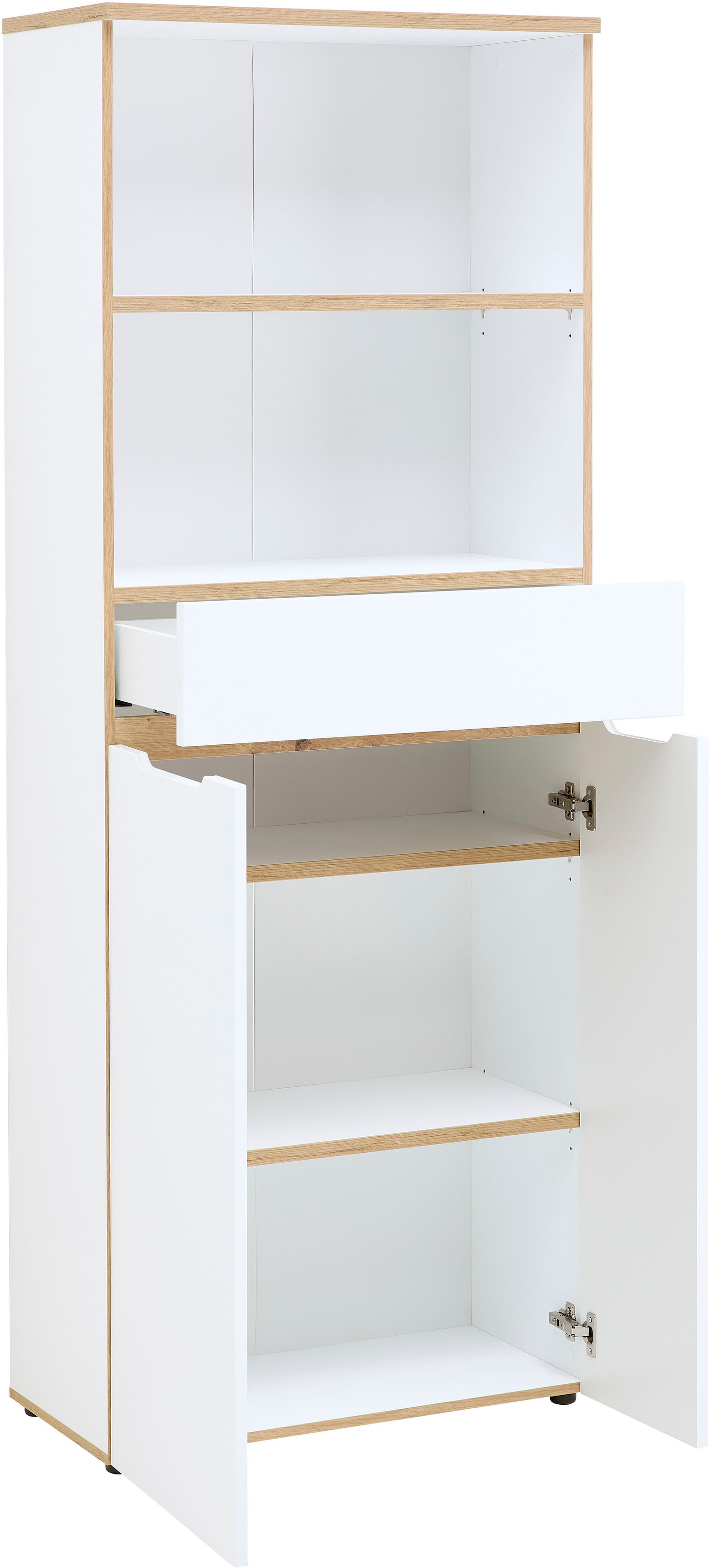 Innostyle Aktenschrank »Memphis Aktenschrank, 75x197x38cm (B/H/T)«, (1 St.), 2 türig, 1 Schubkasten, Soft-Close, ABS-Kantenschutz
