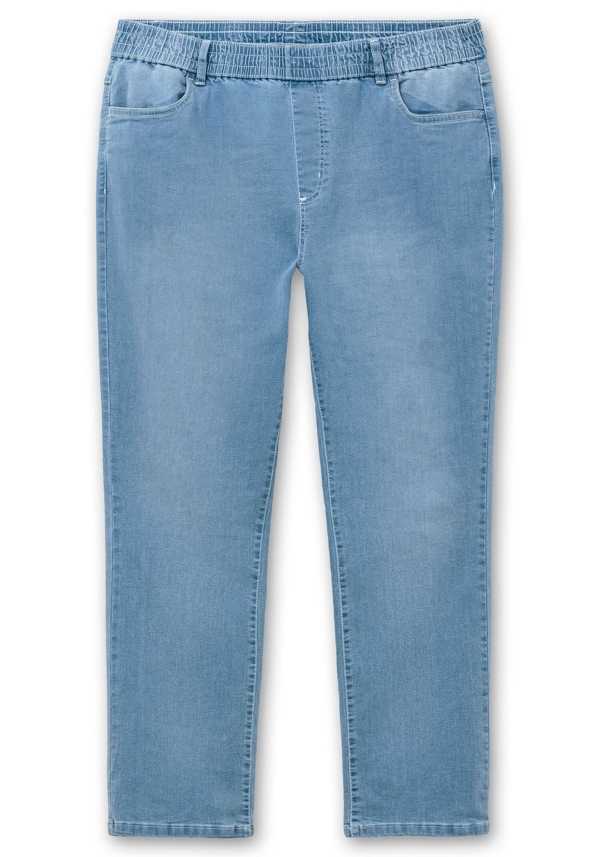 Sheego Gerade Jeans »Gerade Jeans mit Rundum-Dehnbund«