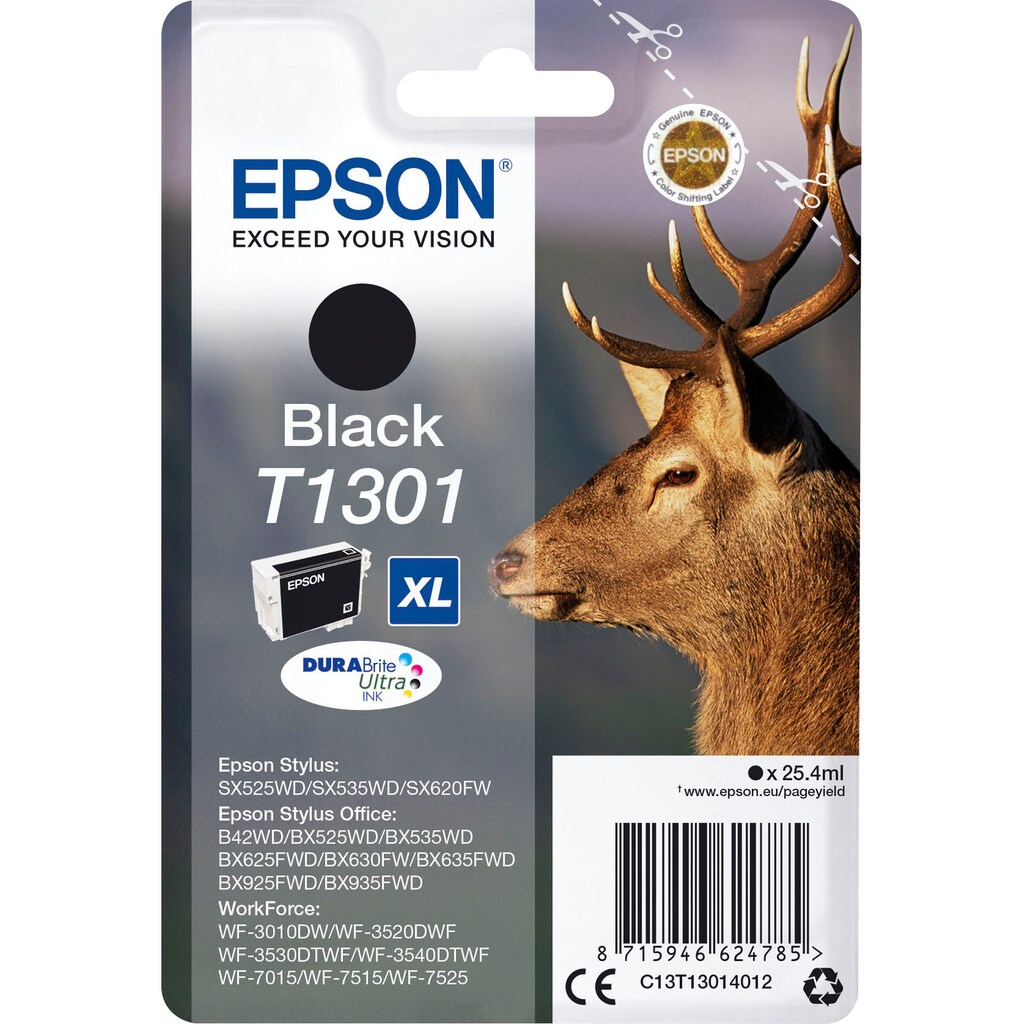 Epson Tintenpatrone »T1301 (C13T13014012)«