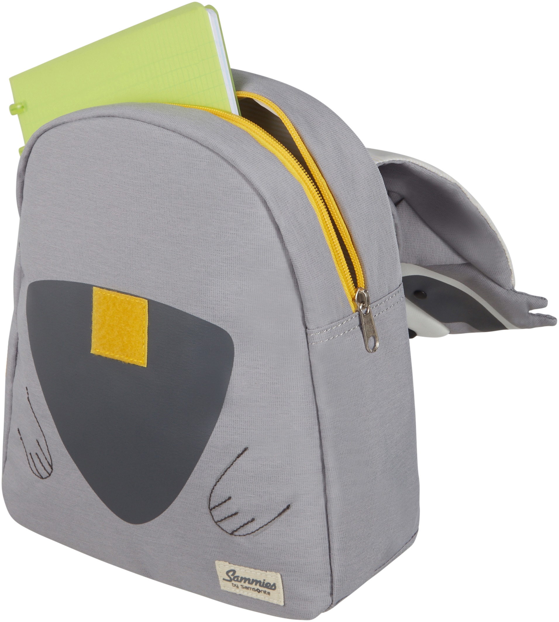 Samsonite Kinderrucksack »Happy Sammies ECO, Racoon Remy, S«, reflektierende Details, Kindergartenrucksack Kinderfreizeitrucksack Kinder-Backpack