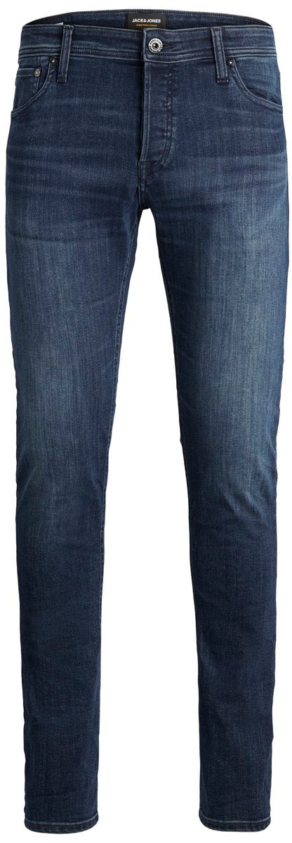 Jack & Jones Slim-fit-Jeans »JJIGLENN Slim-Fit mit Stretch und praktischer 5-Pocket-Form«, mit Abriebeffekten
