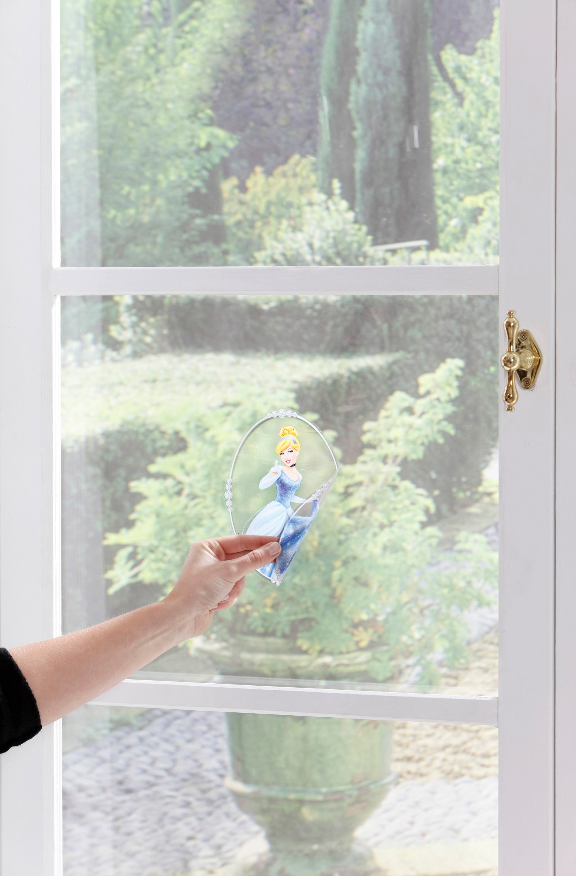 Komar Wandtattoo »Window Disney Princess - Größe 31 x 31 cm«, (23 St.), selbsthaftend, Fensteraufkleber, Kinderzimmer