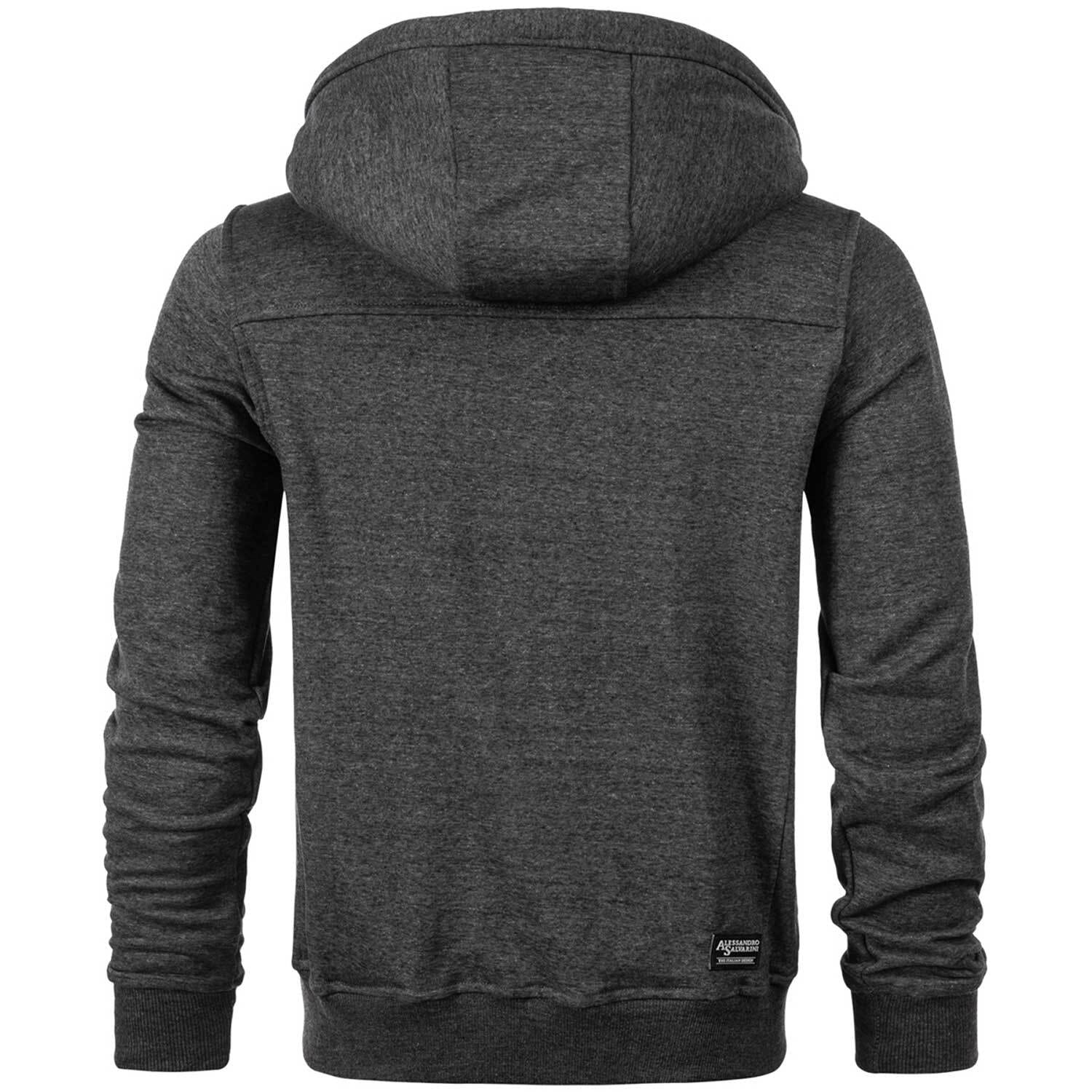 Alessandro Salvarini Kapuzensweatjacke »A. Salvarini Herren Sweatjacke AS123«