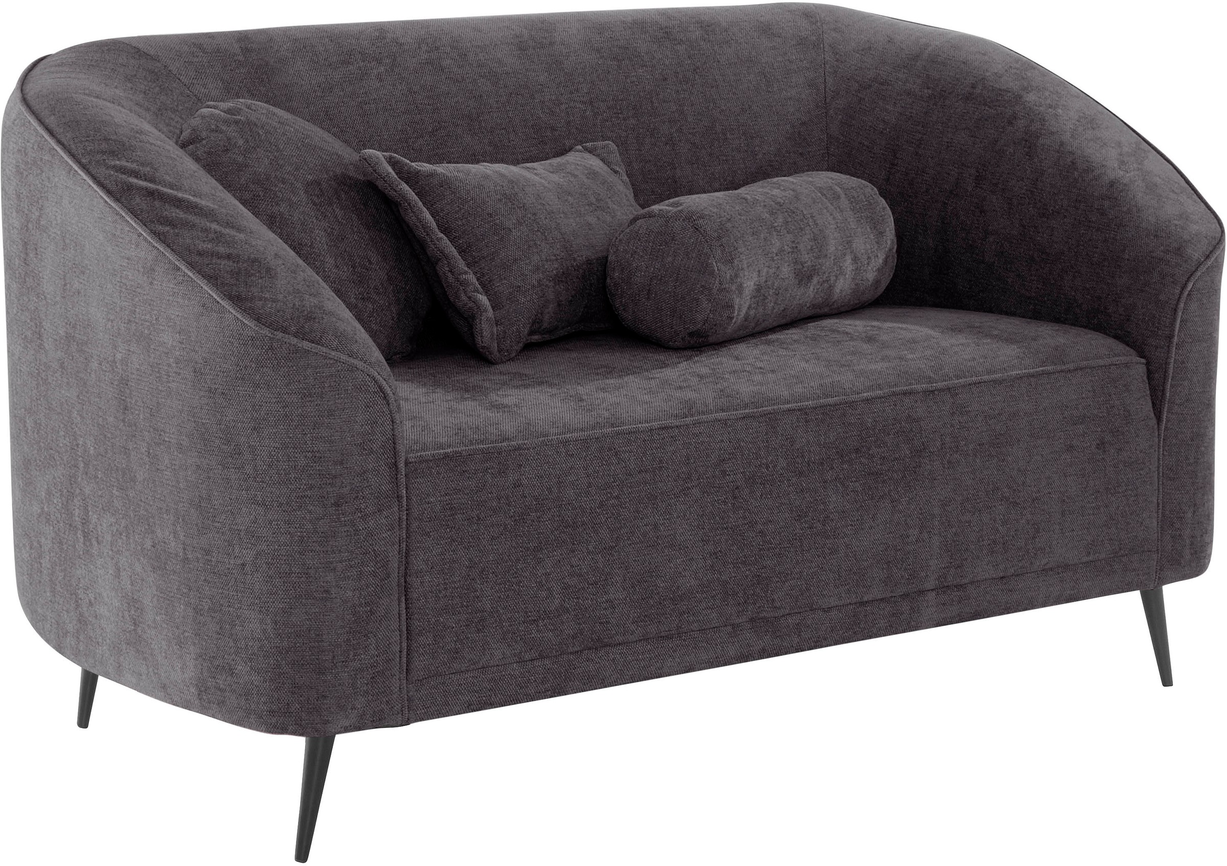 Home affaire 2-Sitzer »Ashly« in 3 Bezugsvarianten, Bouclé, Samtoptik und Struktur weich.