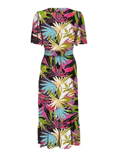 ONLY Blusenkleid »ONLALMA LIFE VIS S/S EMILY DRESS AOP«, mit Volant am Saum kaufen