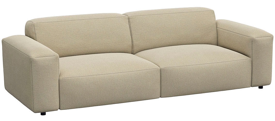 FLEXLUX 3-Sitzer »Lucera Sofa, super bequem durch hochwertigen Sitzaufbau mit Kaltschaum«, modern & anschmiegsam, Designsofa