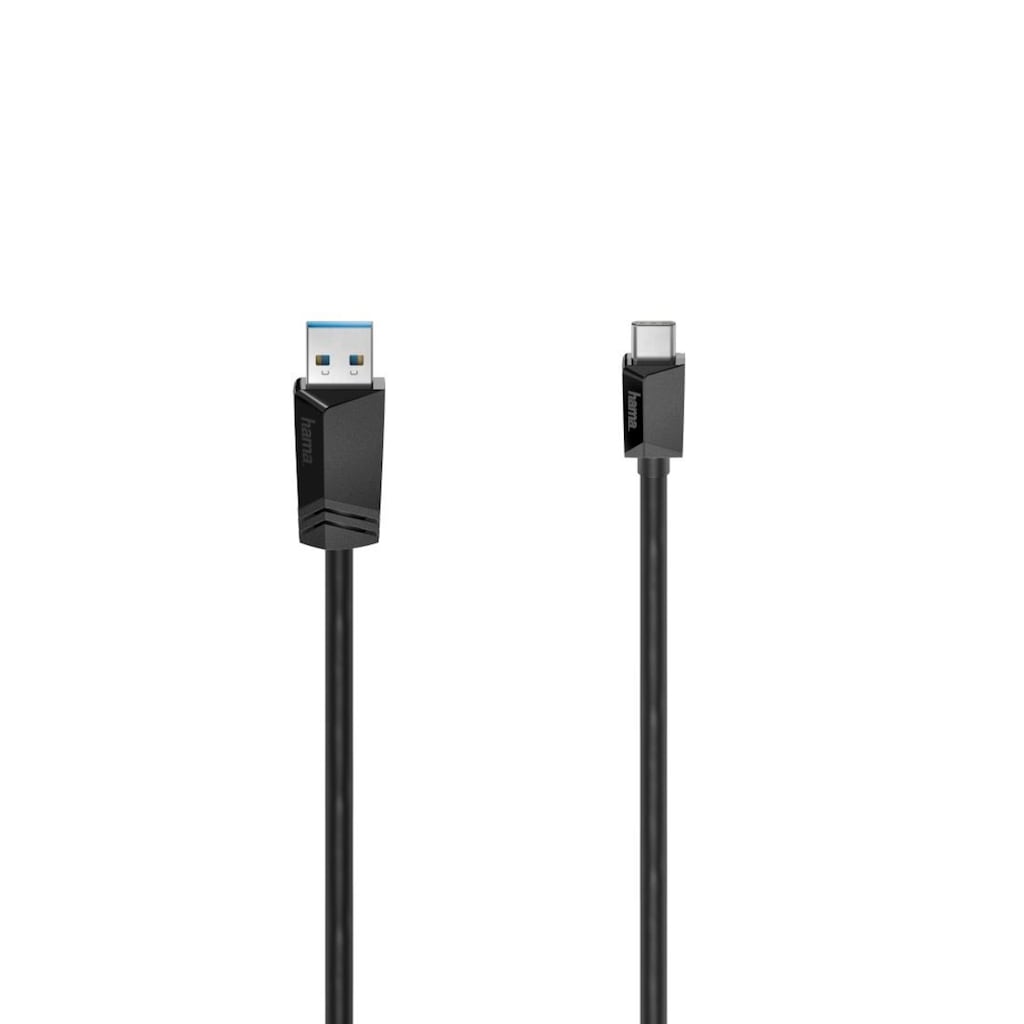 Hama USB-Kabel »USB-C-Kabel USB-C-Stecker USB-A-Stecker USB 3.2 Gen1 5 Gbit/s 0,25m«, USB-C-USB Typ A, 25 cm