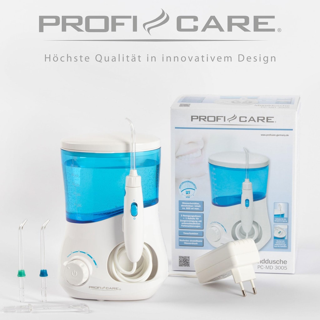 ProfiCare Munddusche »PC-MD 3005«, 4 St. Aufsätze}