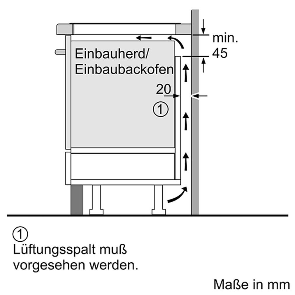 BOSCH Induktions Herd-Set »HND675LS62«