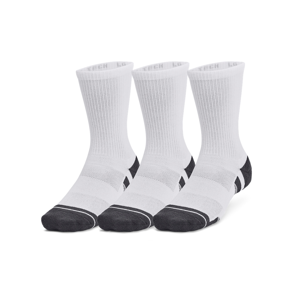Under Armour® Tennissocken »Unisex UA Performance Tech-Crew-Socken im 3er-Pack« 3 Stk. tlg. für Squash und aktive Freizeit, flexible Passform, sportlicher Stil