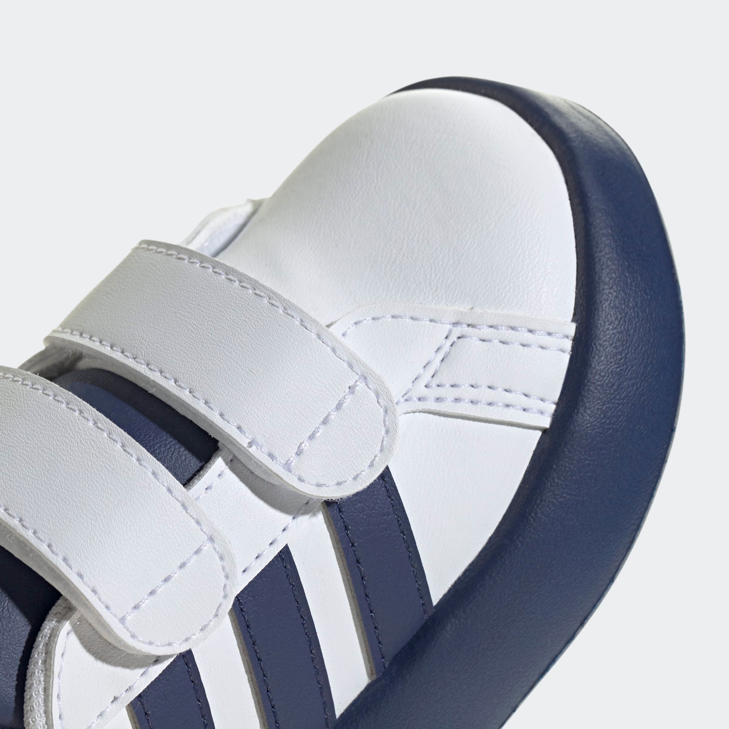 adidas Sportswear Klettschuh »GRAND COURT 2.0 KIDS«, Design auf den Spuren des adidas Superstar, für Kinder