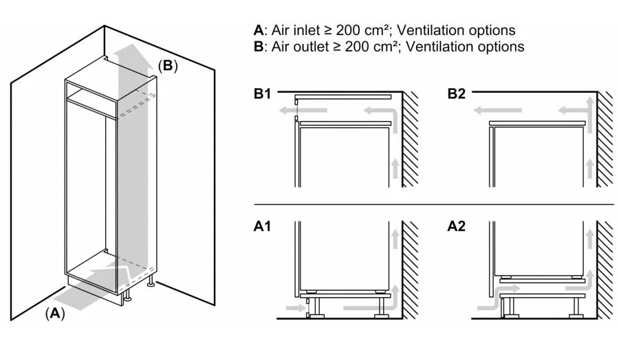 NEFF Einbaukühlschrank N 30 »KI2221SE0«, Fresh Safe: Schublade für flexible Lagerung von Obst & Gemüse