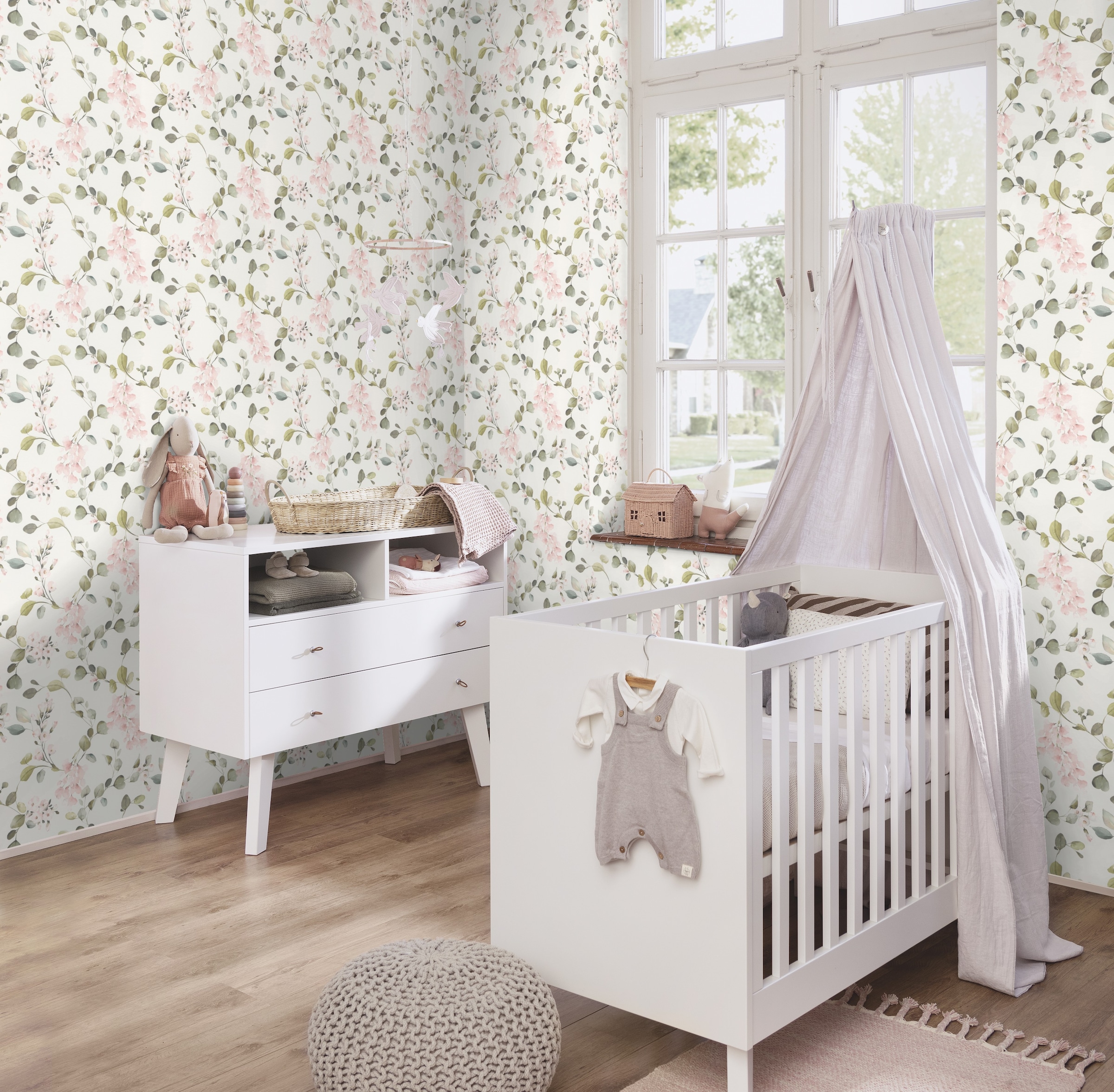 Rasch Papiertapete »mit Blüten«, Motiv, Blumen