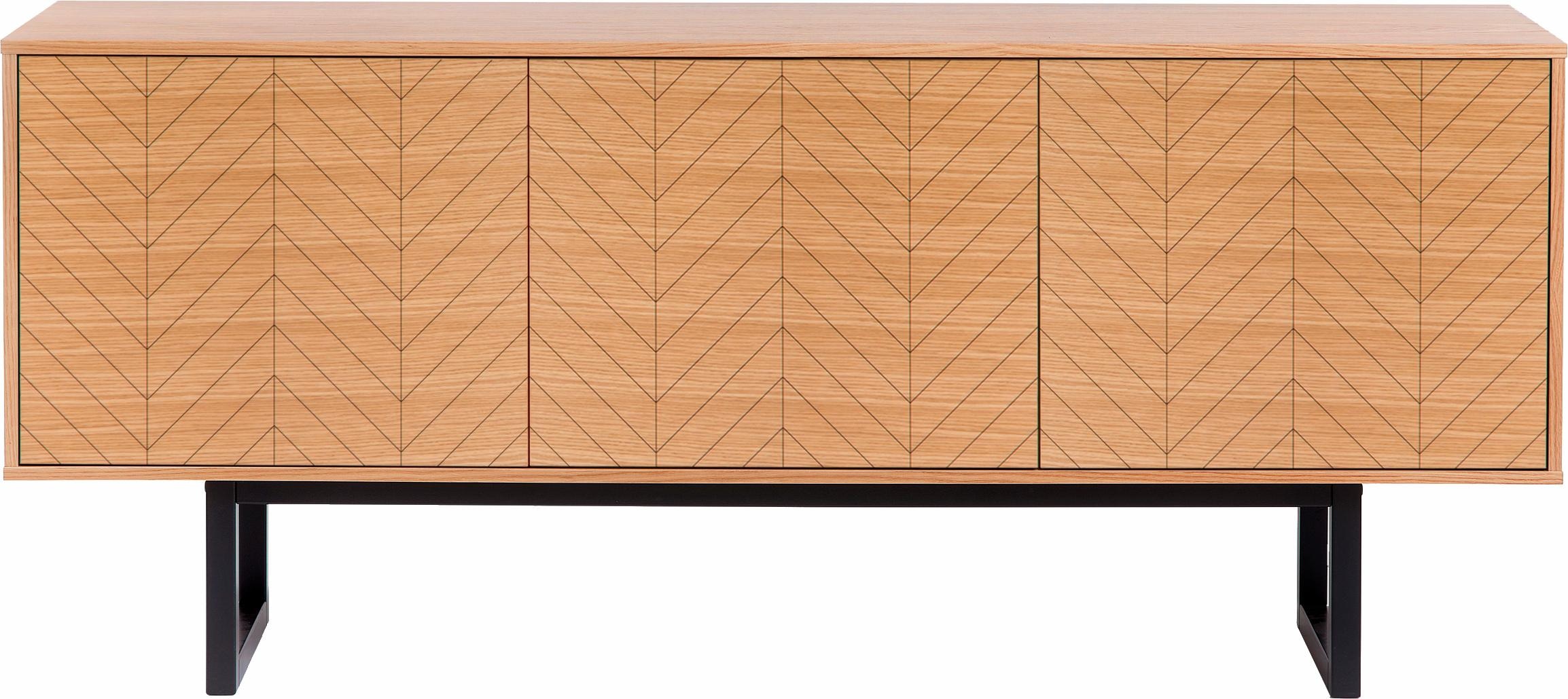 Woodman Sideboard »Noella«, Kommode im schlichten skandinavischen Design, Breite 175 cm, FSC®