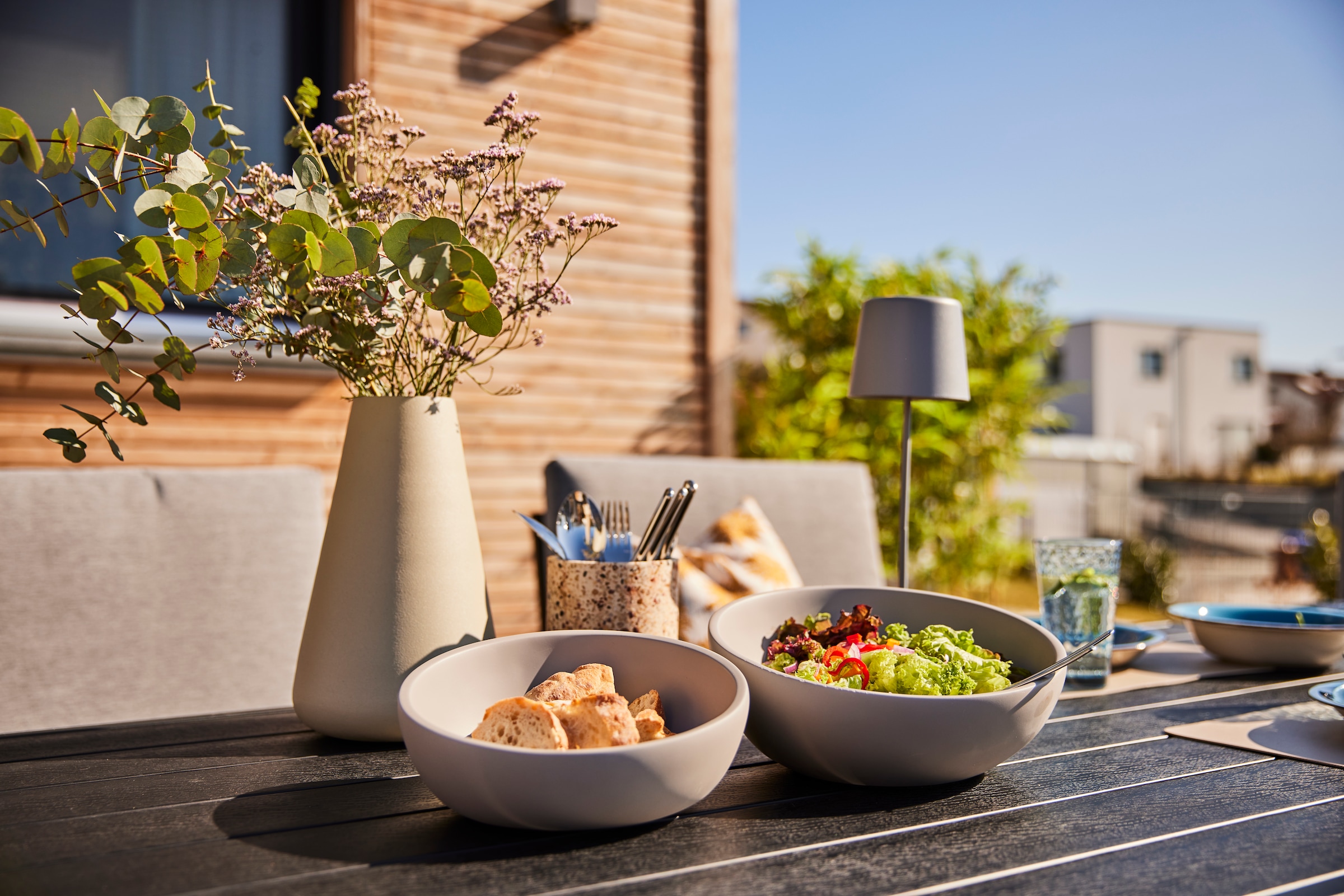 andas Tischvase »Nilsby« Dekovase, aus Aluminium, Höhe ca. 27 cm