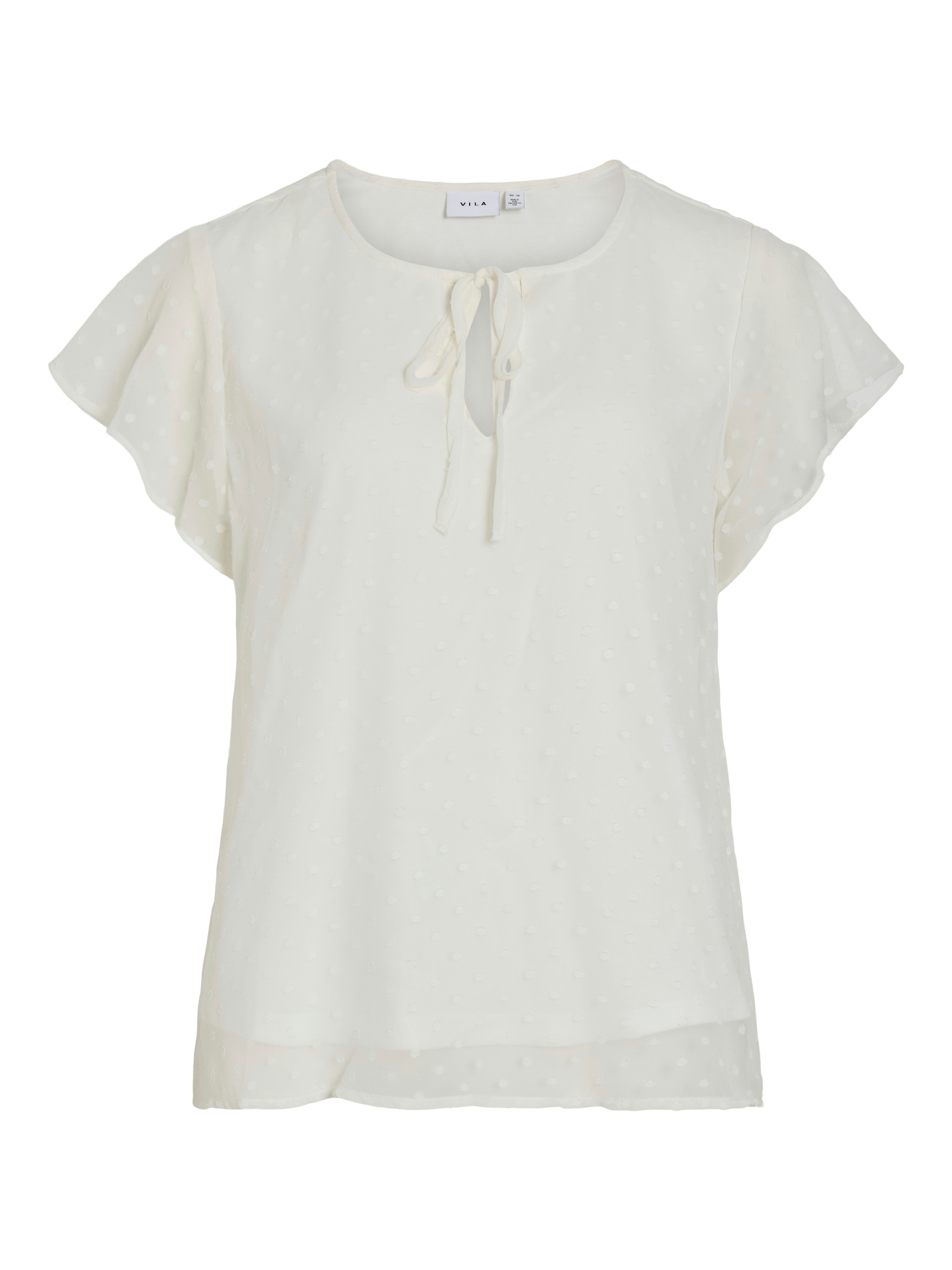 Vila Kurzarmshirt »VIEDEE C/S V-NECK TOP - NOOS«