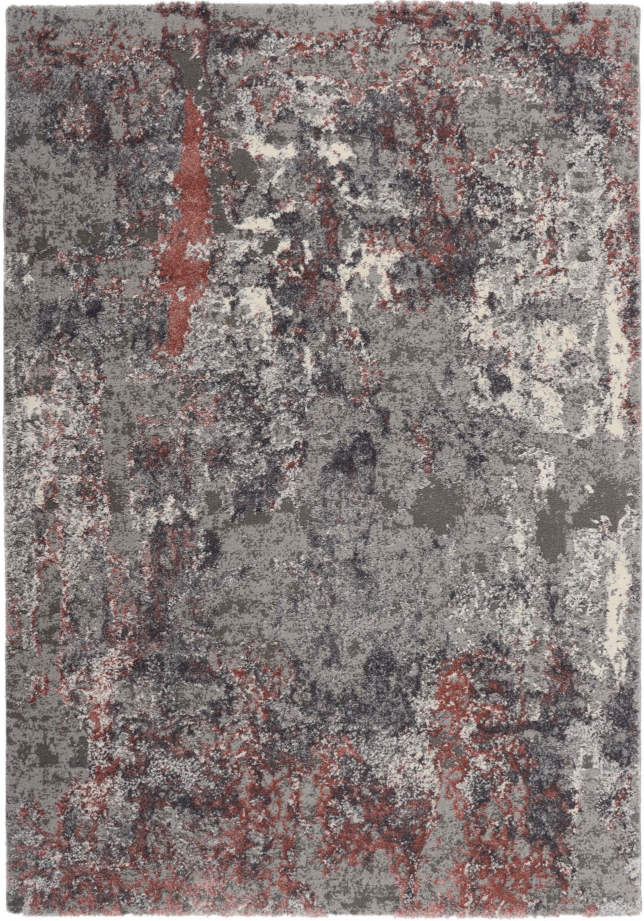 OCI DIE TEPPICHMARKE Teppich »Juwel Liray«, rechteckig, 20 mm Höhe, Kurzflor, Wohnzimmer, Marmor Optik, Hoch Tief Effekt