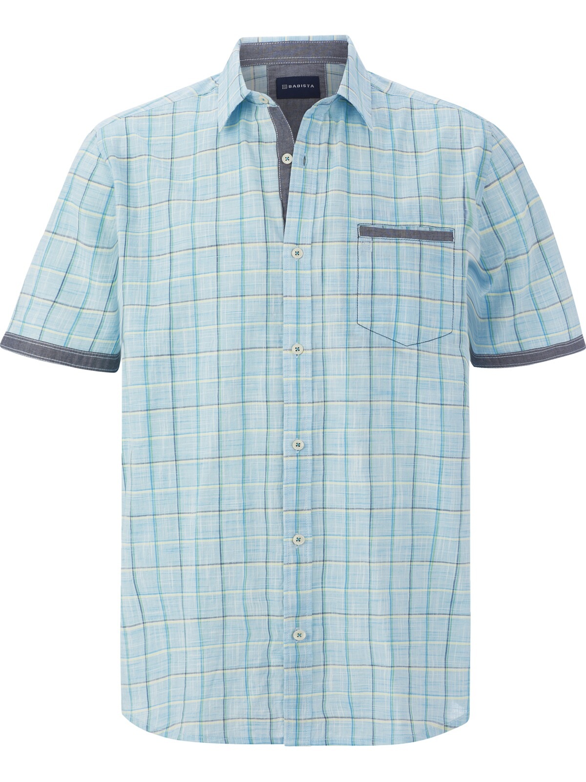 Babista Kurzarmhemd »Kurzarmhemd GIDONA« 1 Stk. mit kontrastfarbenen Akzenten