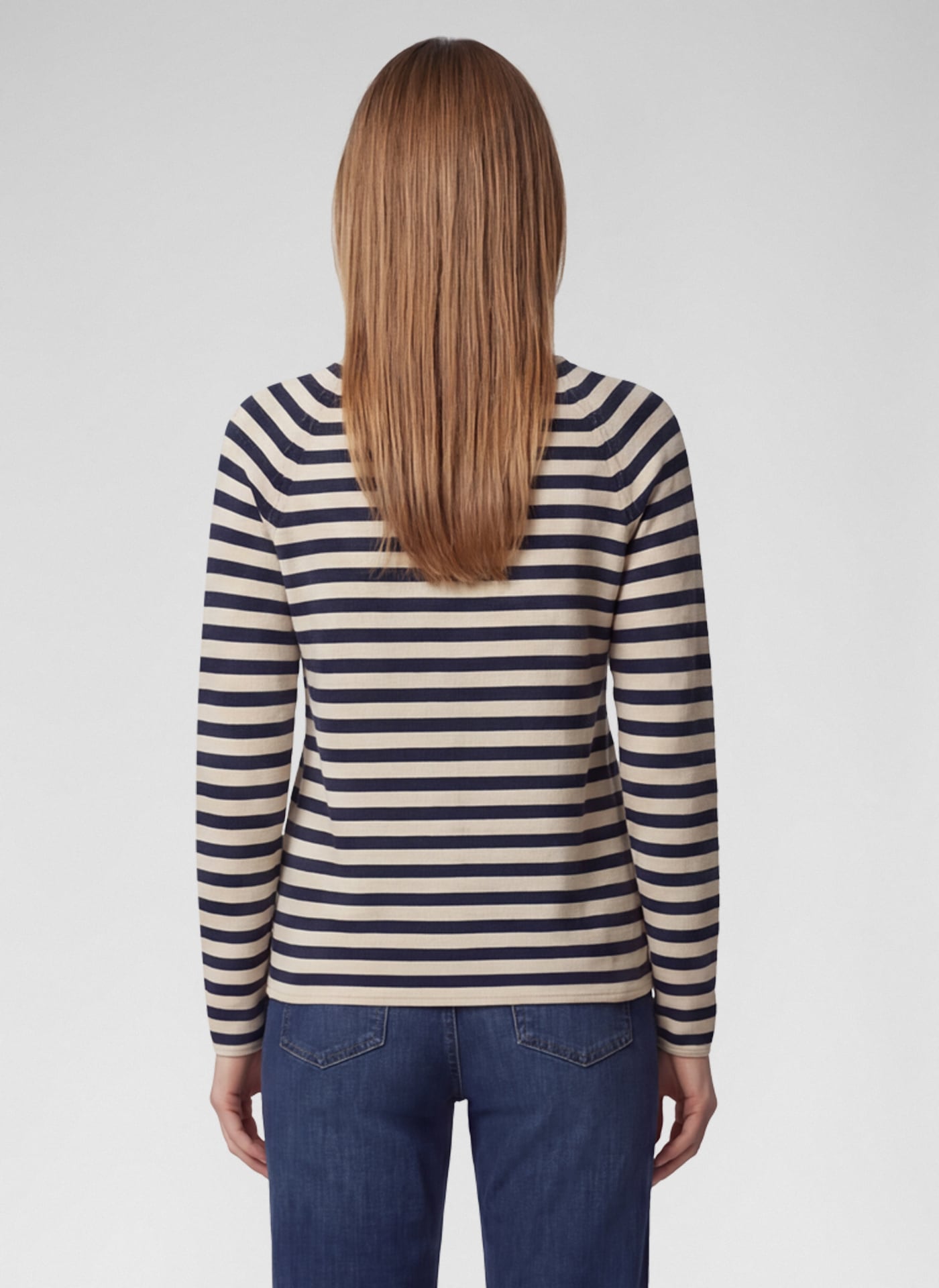 Rabe Strickpullover mit Streifen-Muster