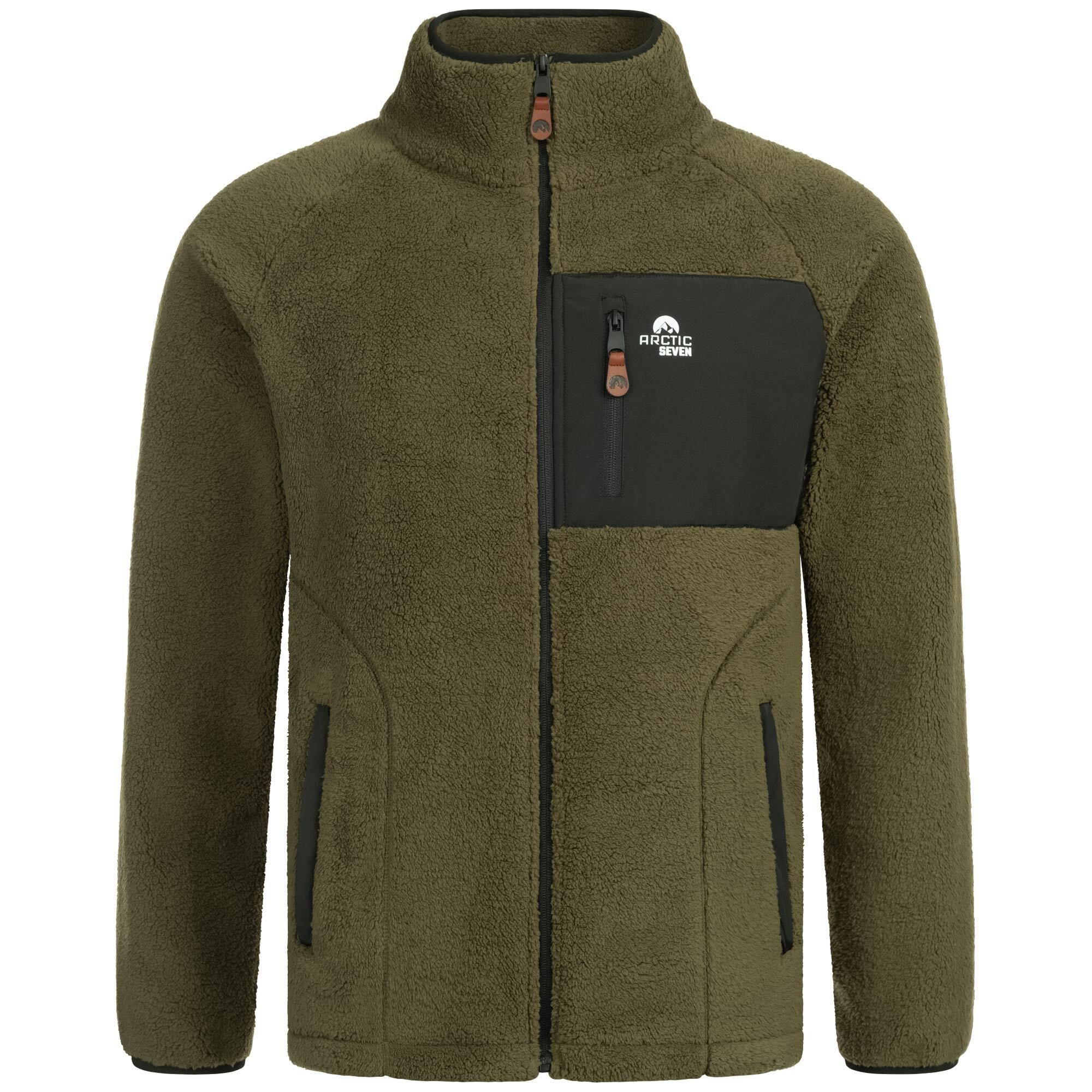 Arctic Seven Fleecejacke »Arctic Seven Herren Sherpa Fleecejacke AS415«
