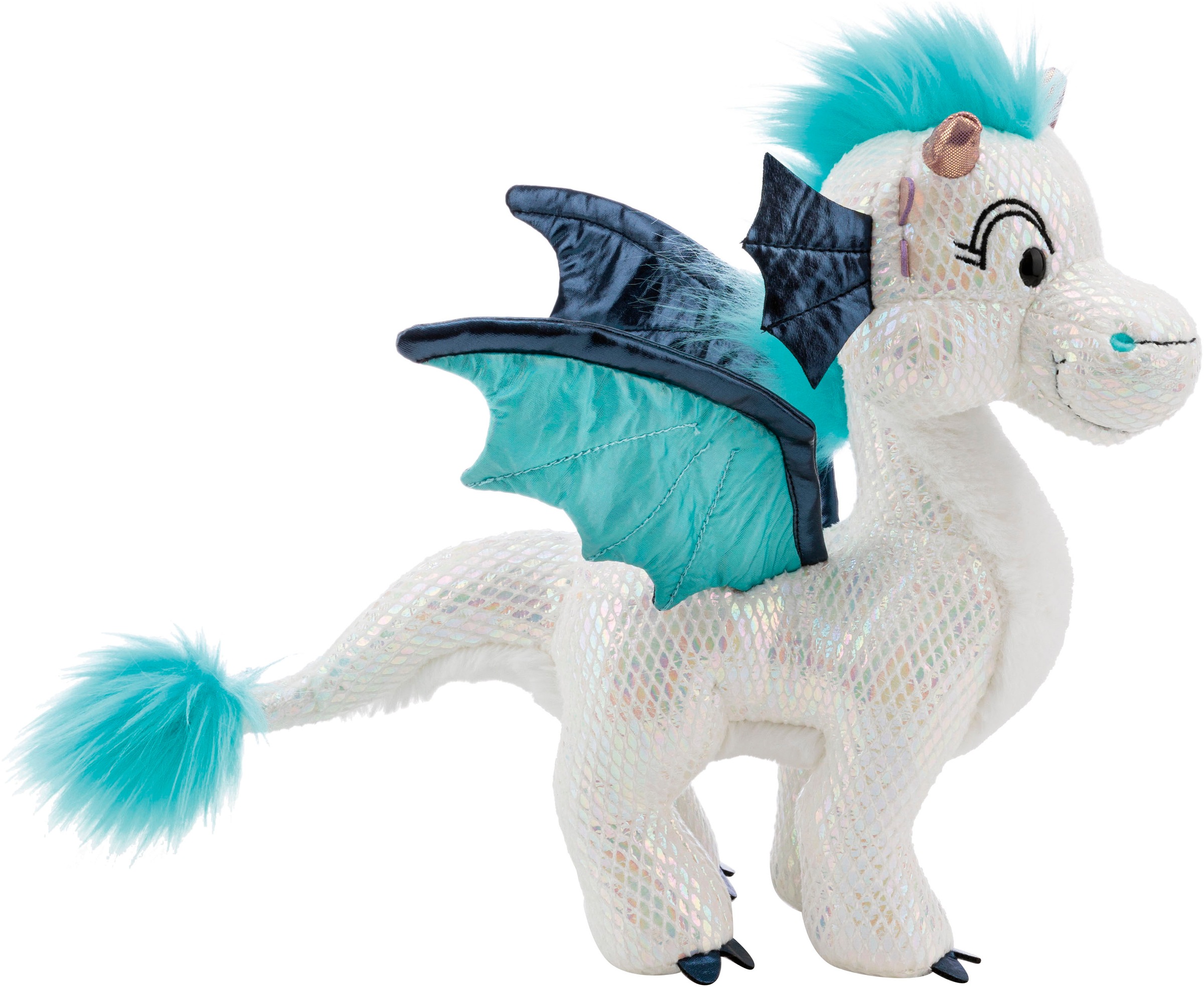Nici Kuscheltier »Winter, Drache Zafura, 35 cm stehend« enthält recyceltes Material